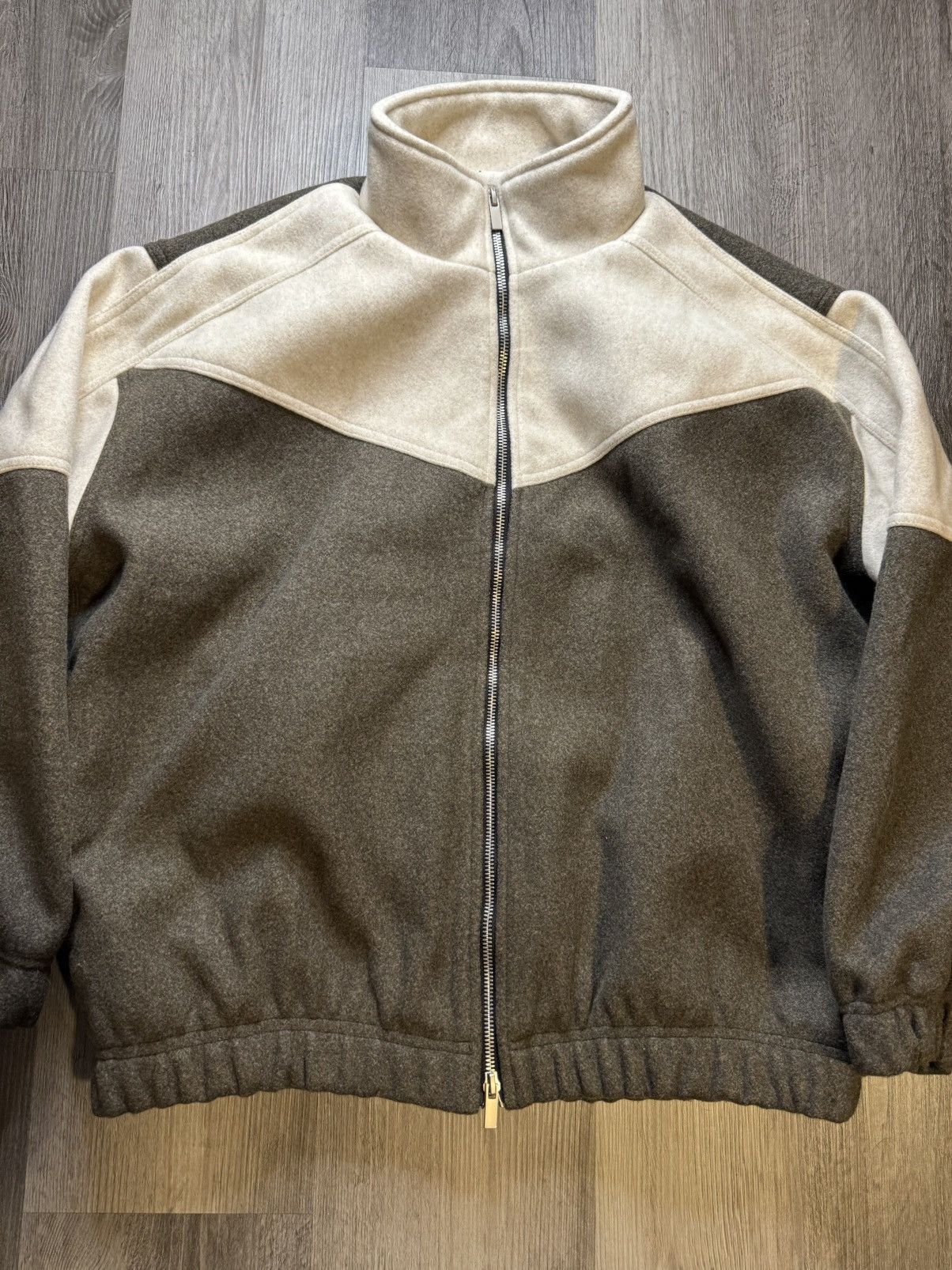 Richie Le Collection RLC Wool Panel Flight Jacket Size US M / EU 48-50 / 2 - 2 Thumbnail