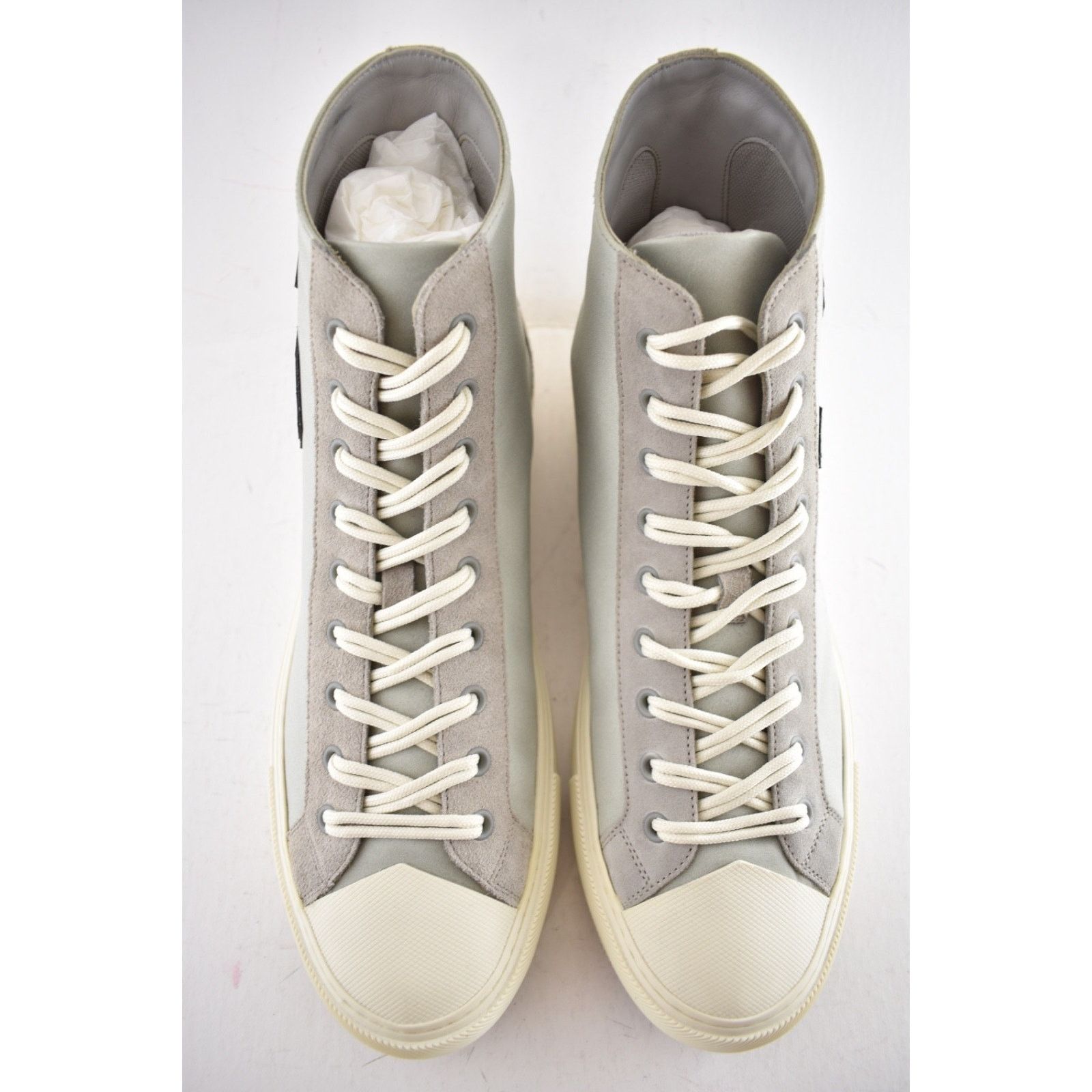Louis Vuitton Louis Vuitton Tattoo Grey Satin Suede Kim Jones High Top Size US 9 / EU 42 - 7 Thumbnail