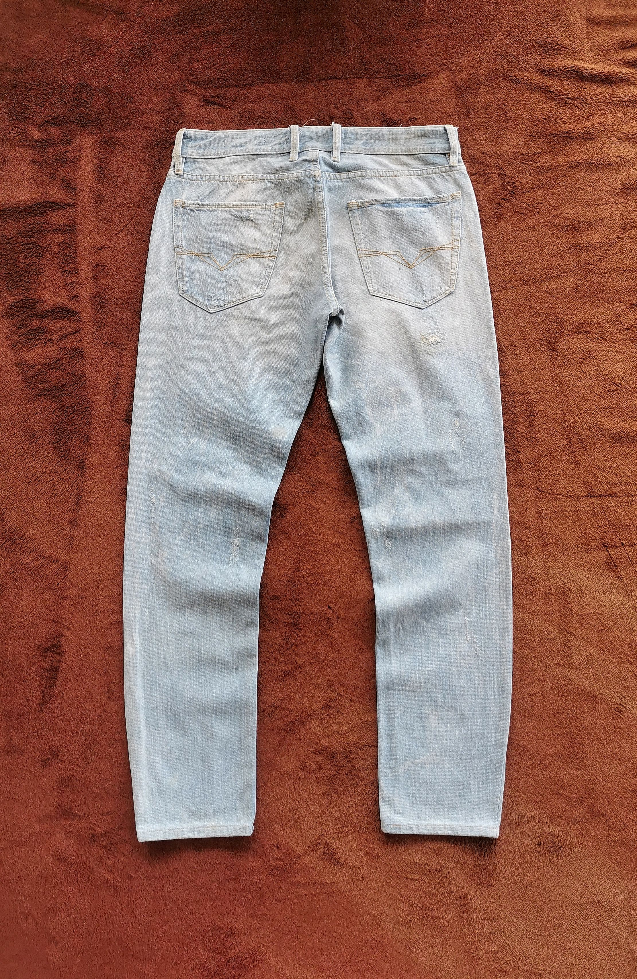 A$AP Rocky × Guess Guess Distressed Denim Jeans With Several Ripped Frayed Size US 33 - 10 Thumbnail