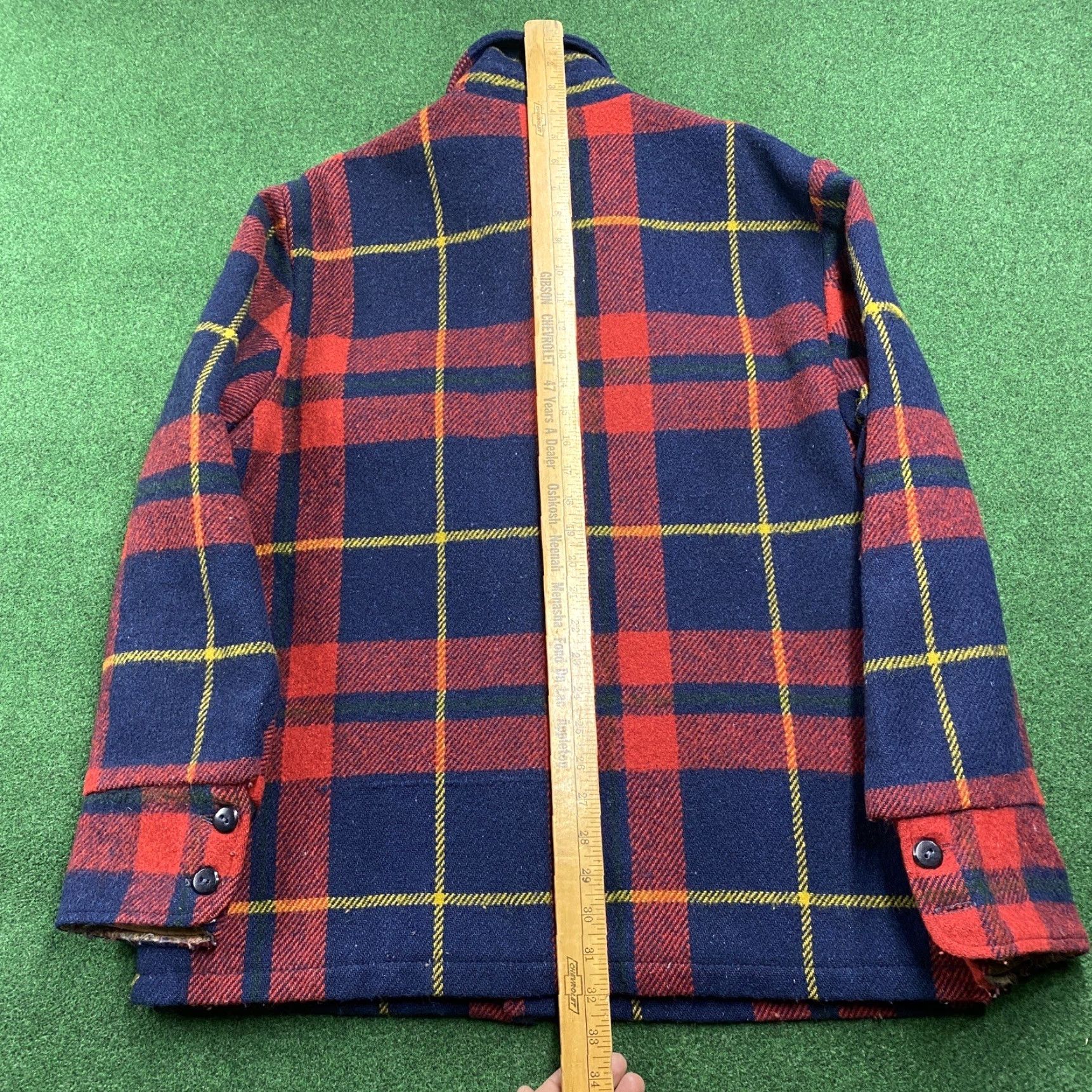 Sears Sears Jacket Mens 40 Blue Red Plaid Wool 3-in-1 Vintage Coat Winter Heavyweight Jacket Size US XXS / EU 40 - 7 Thumbnail