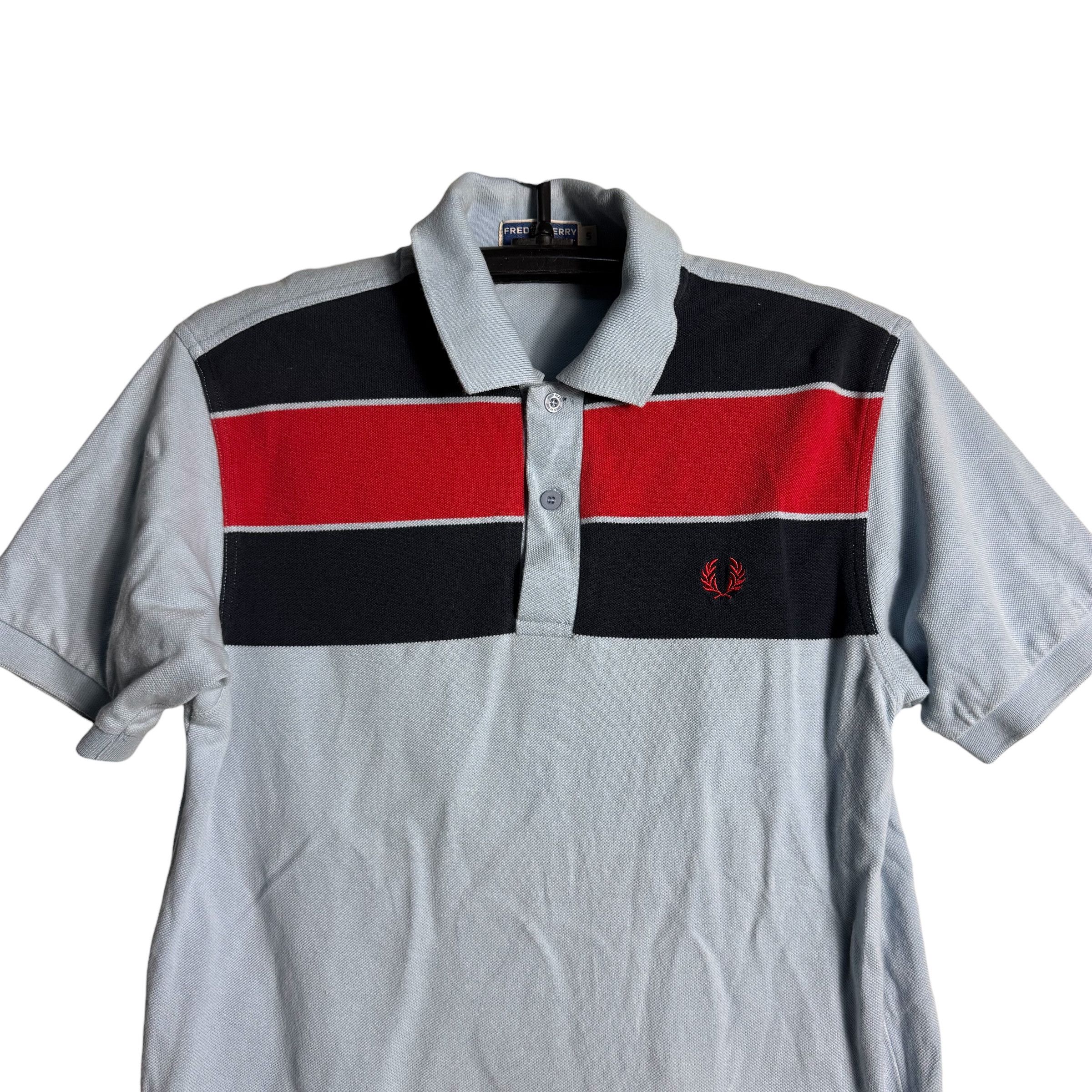 Fred Perry 🔥RARE🔥Vintage Fred Perry Sportwear Striped Polo Shirt Size US S / EU 44-46 / 1 - 2 Thumbnail