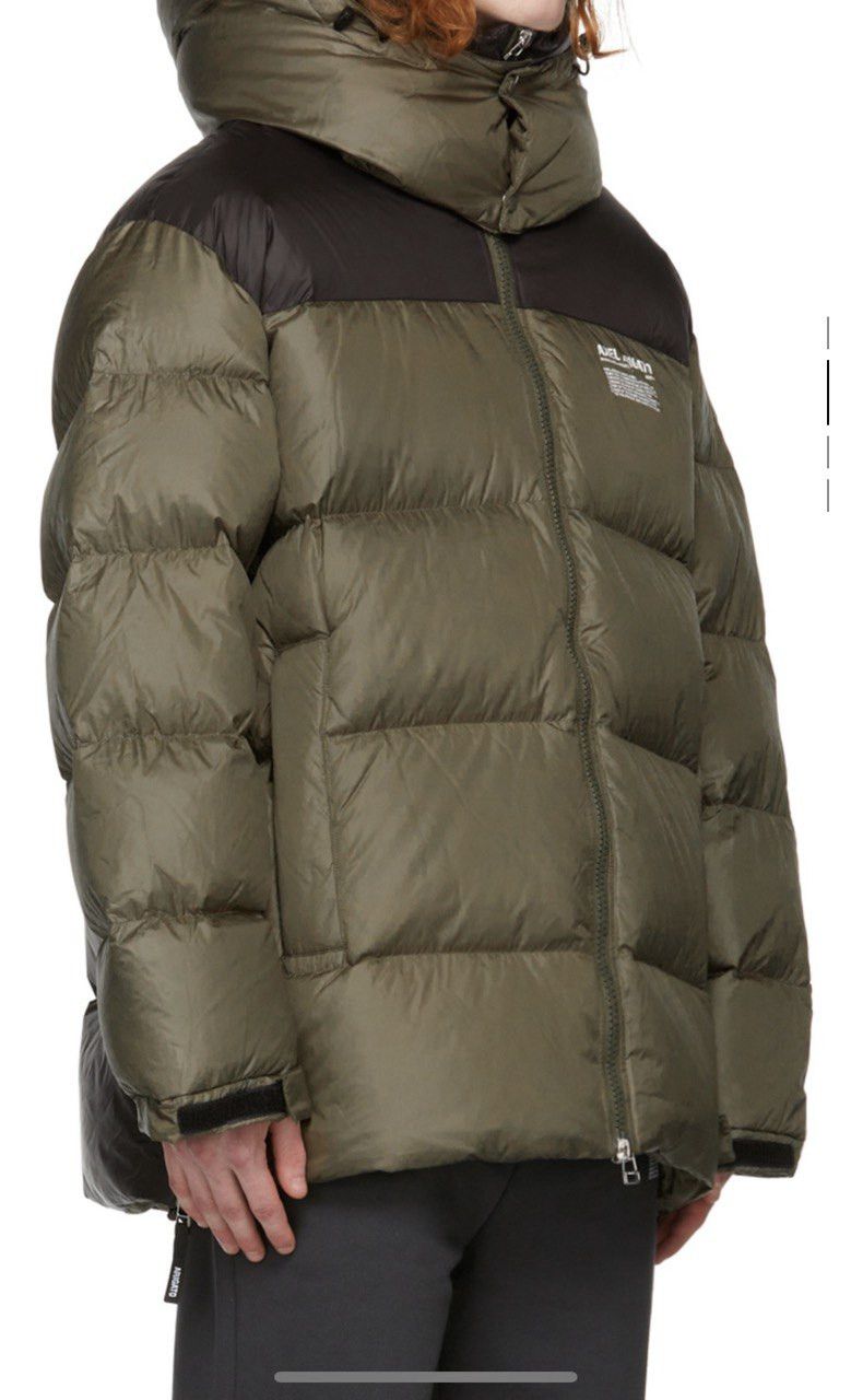 Axel Arigato Axel Arigato Khaki & Black Down Puffer Jacket Size US M / EU 48-50 / 2 - 3 Thumbnail