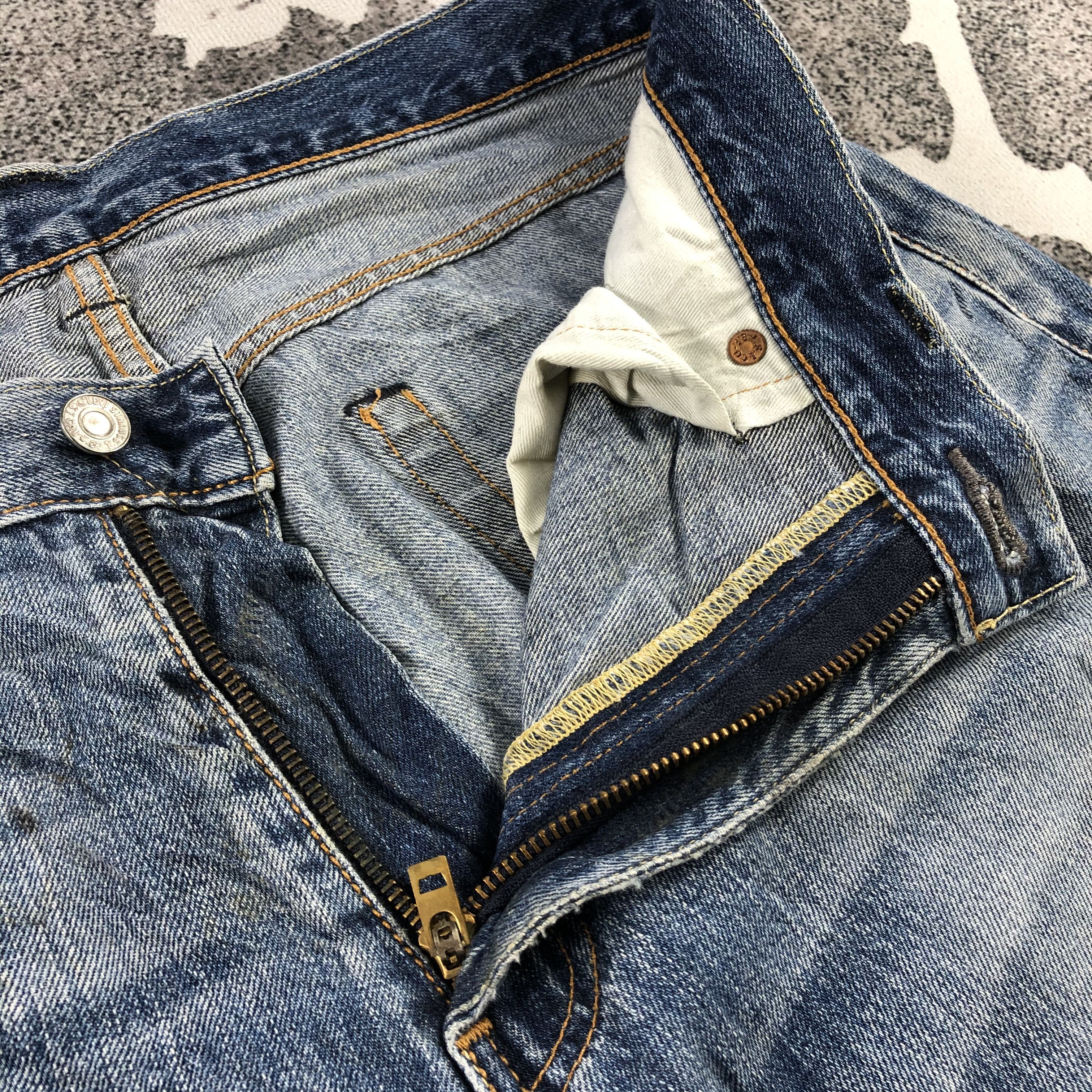 Levi's Vintage Levis 503 Jeans Distress Faded Blue Denim KJ957 Size US 34 / EU 50 - 15 Thumbnail