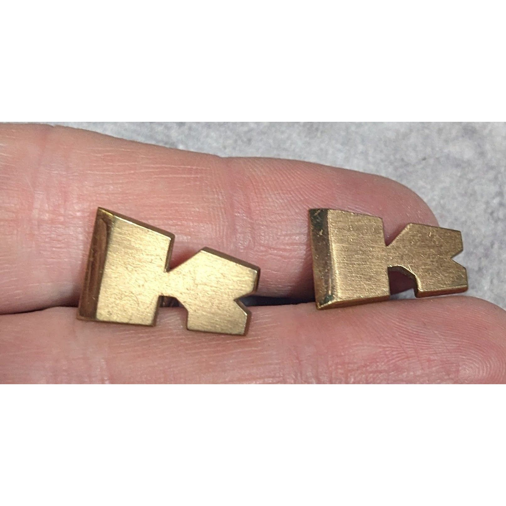 Other Vintage Swank Stylized K Shaped Gold Tone Cufflinks Size ONE SIZE - 6 Thumbnail