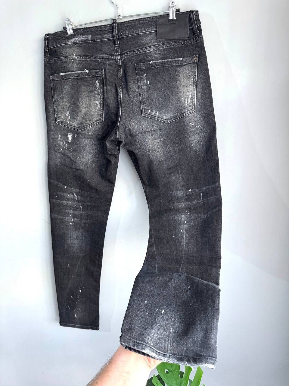 Dsquared2 Dsquared2 Black Distressed Men's Slim Jeans Size 56 W36 L32 Size US 36 / EU 52 - 15 Thumbnail
