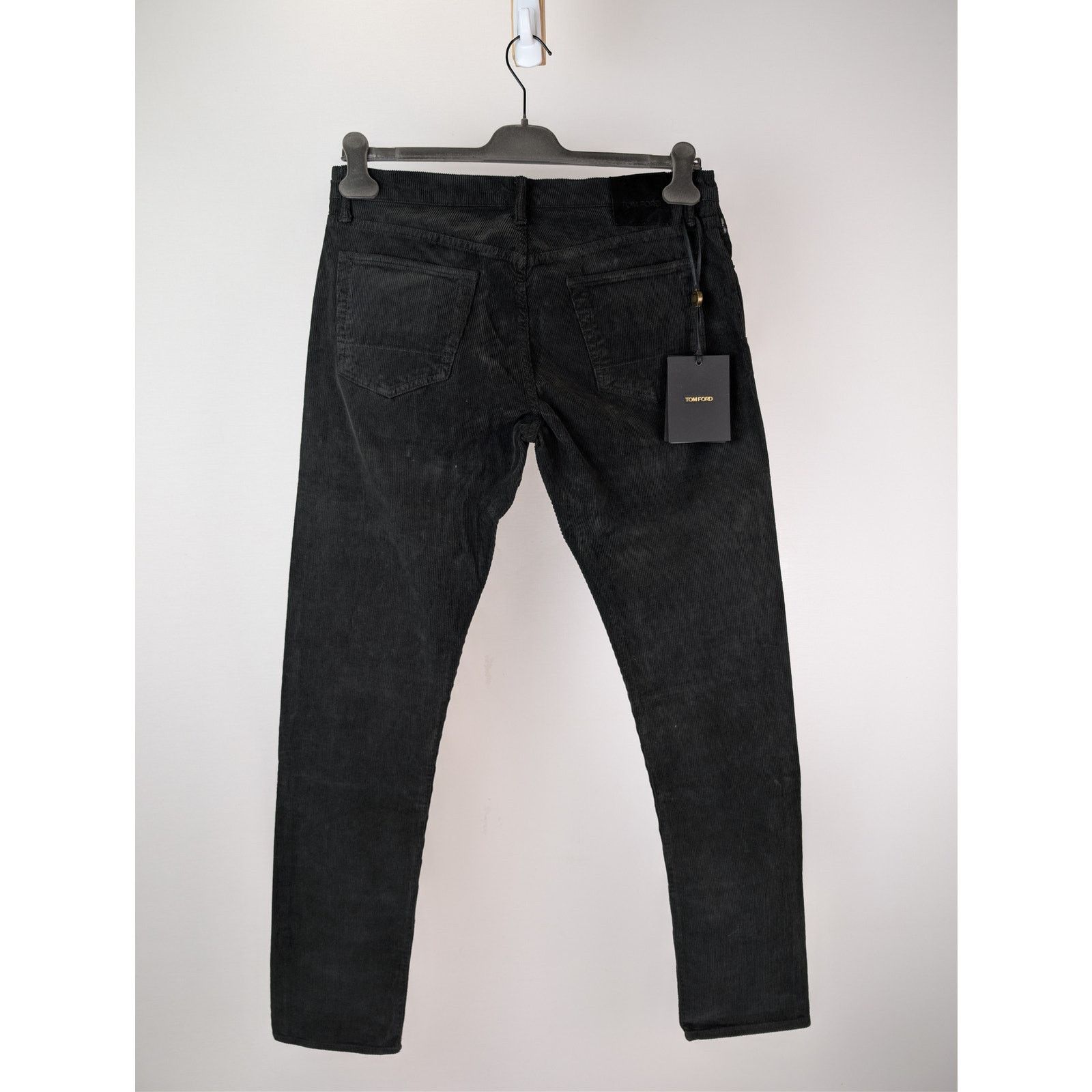 Tom Ford o1rshd1 Vintage Slim-Fit Denim Jeans in Black Washed Size US 34 / EU 50 - 10 Thumbnail