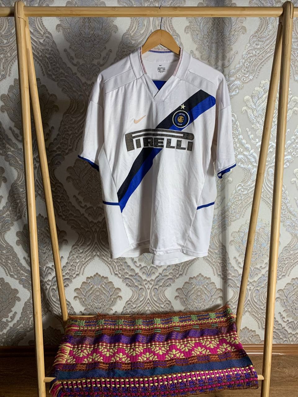 Vintage Very Rare Nike FC Inter Milan Italy Soccer Jersey Retro Size US L / EU 52-54 / 3 - 1 Thumbnail