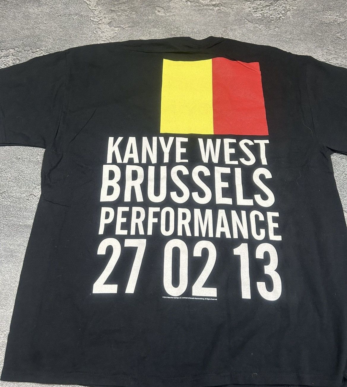 Band Tees × Kanye West × Rap Tees Kanye West 2013 Brussels Performance Tour T-shirt Size US XL / EU 56 / 4 - 4 Thumbnail