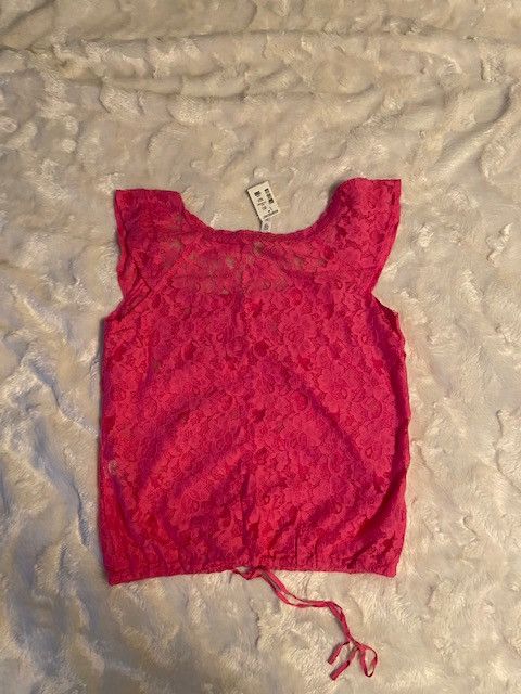 Aeropostale AEROPOSTALE All-lace Sheer Peplum Top NWT Size XS / US 0-2 / IT 36-38 - 6 Thumbnail