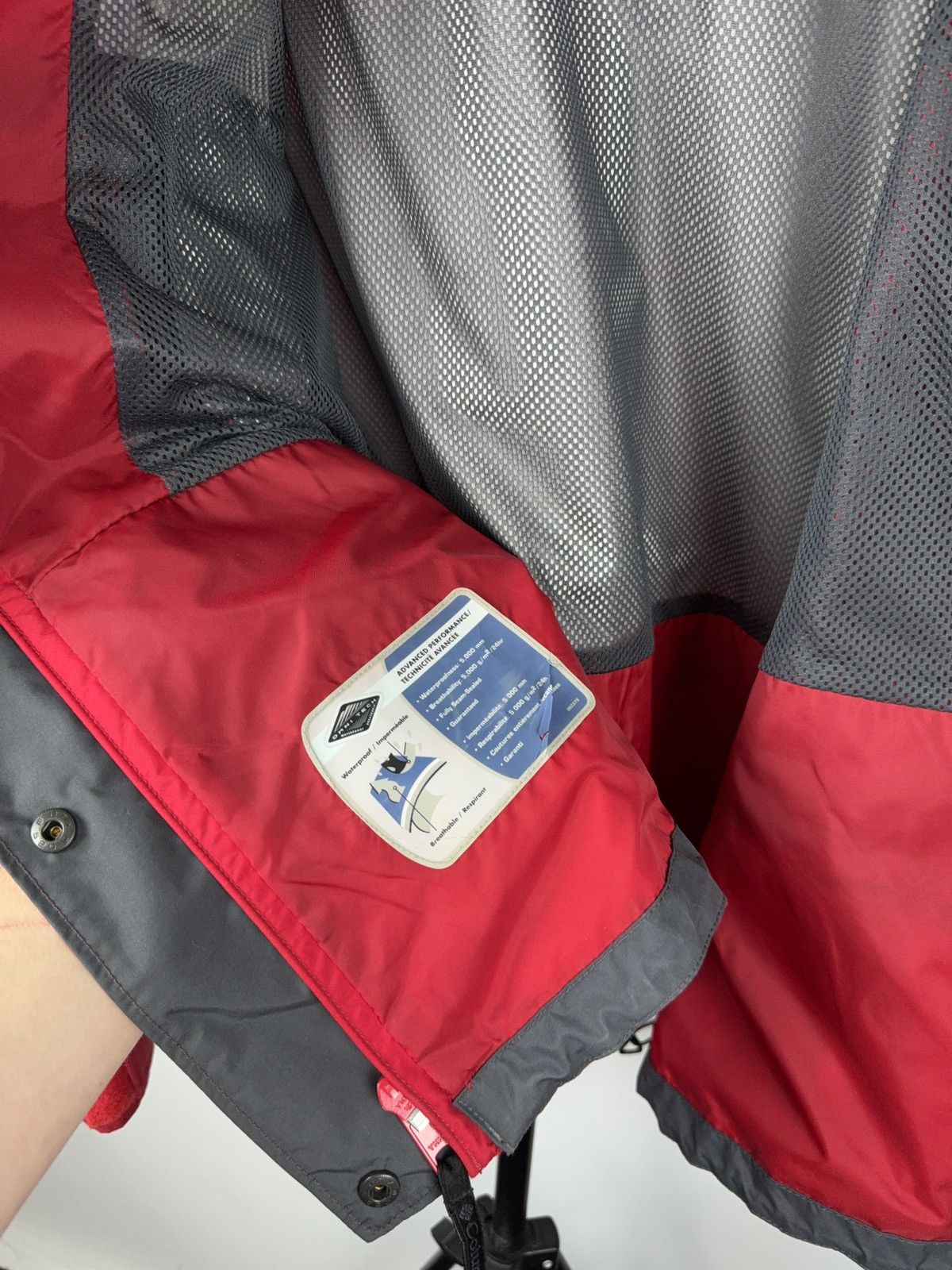 Columbia Columbia Outdoor Red Omni-Tech Waterproof Hooded Jacket L Size L / US 10 / IT 46 - 9 Thumbnail