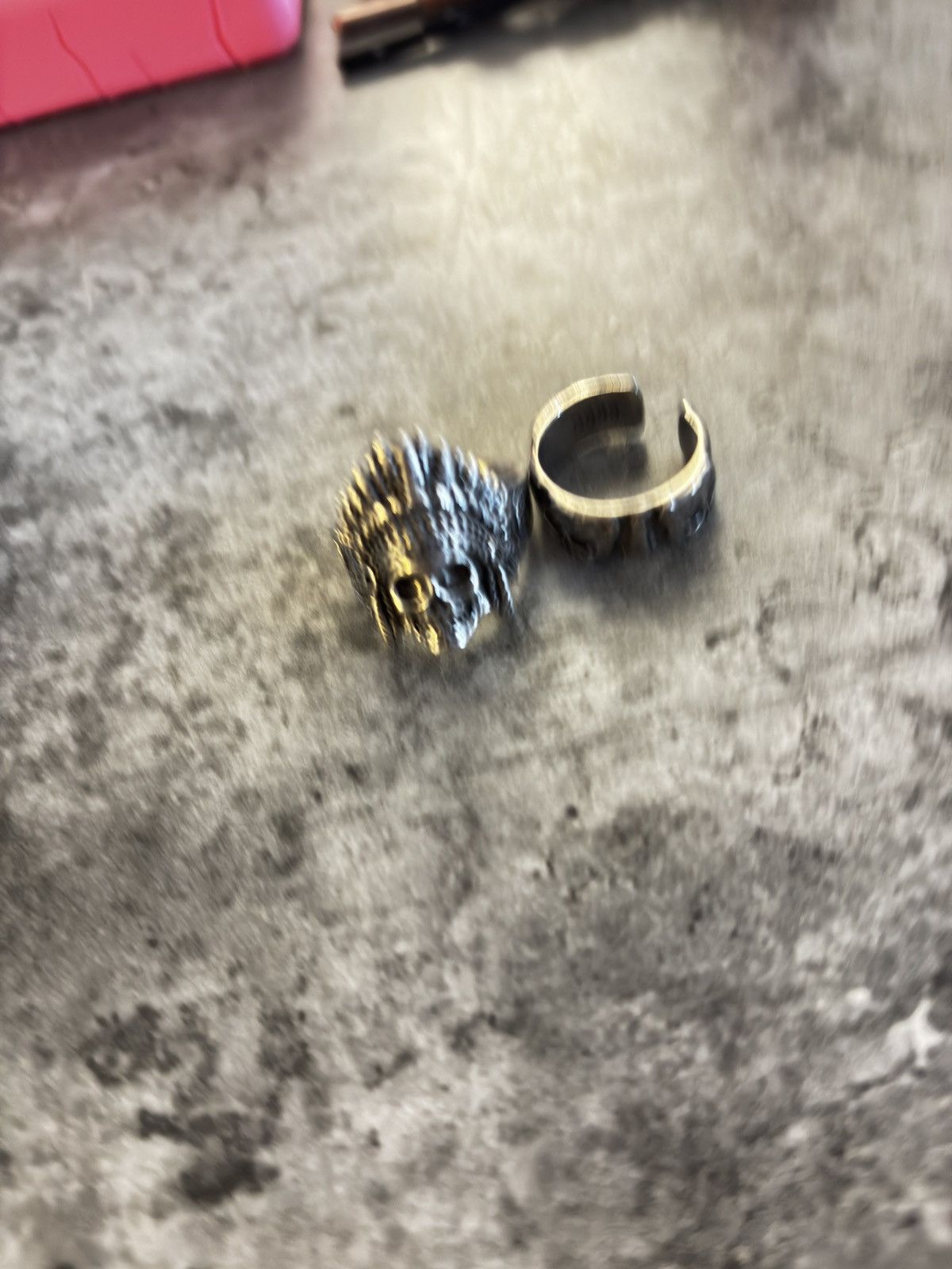 Vintage indian skull / skull ring adjustable Size ONE SIZE - 5 Thumbnail