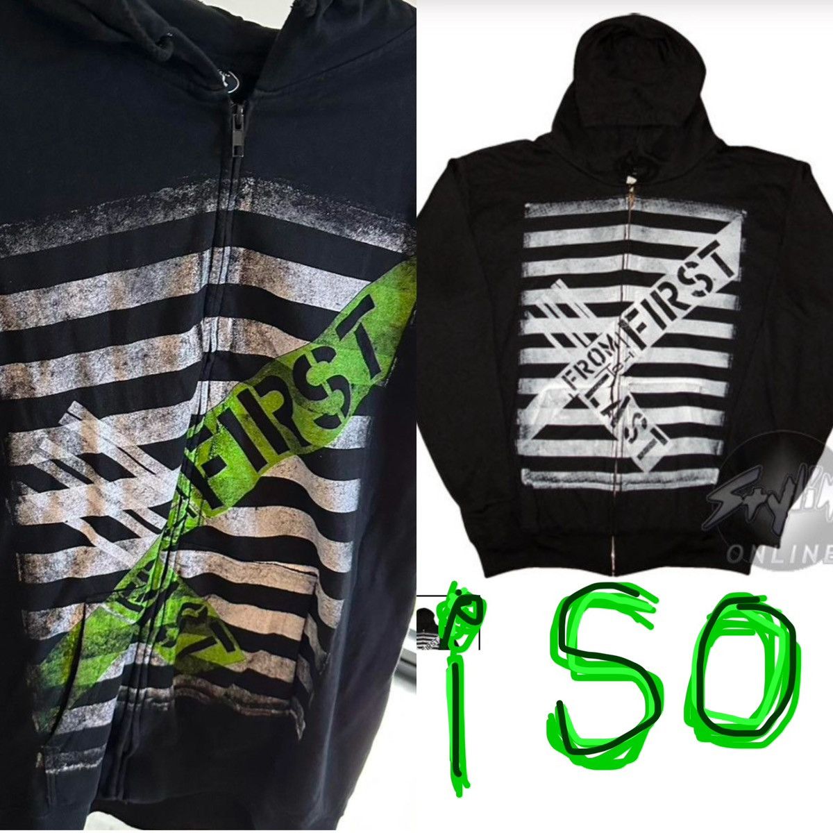 Other ISO From First To Last Stripe Hoodie Size US M / EU 48-50 / 2 - 1 Thumbnail