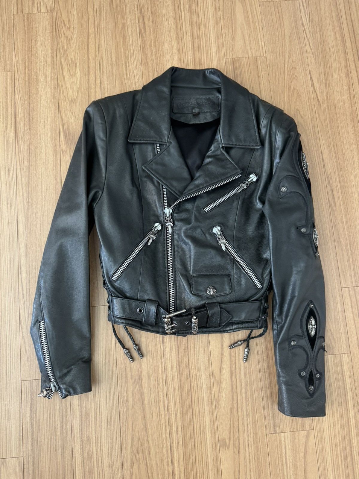 Chrome Hearts Chrome Hearts Biker Jacket Fleur Floral Vintage Size S / US 4 / IT 40 - 1 Thumbnail