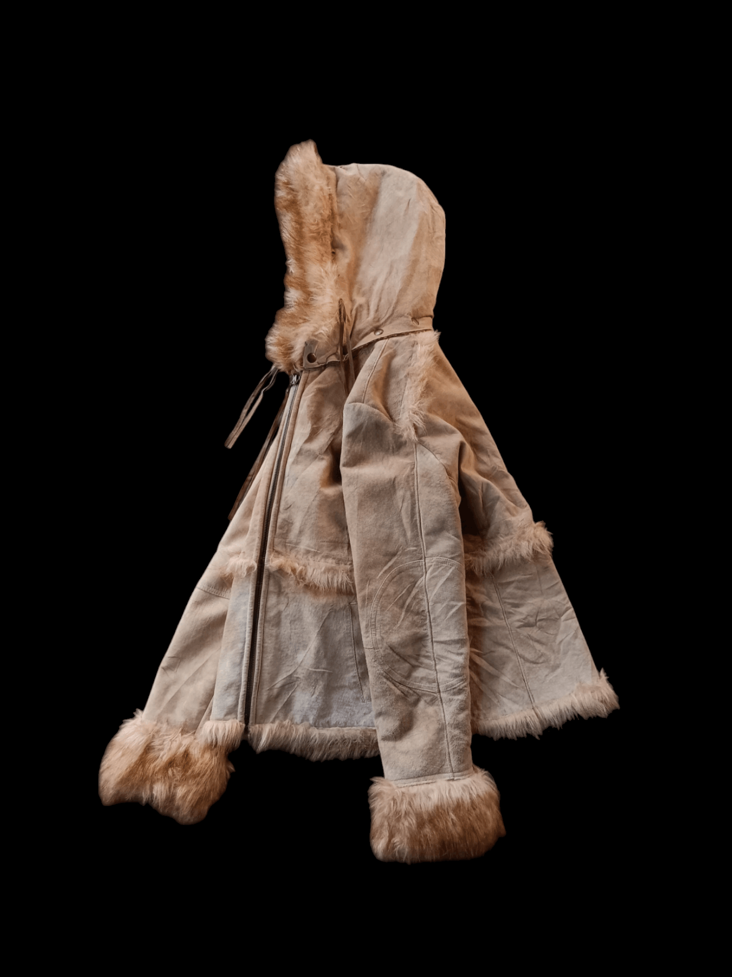 Vintage Avanti newyork Suede leather fur ifsixwasnine style jacket Size US M / EU 48-50 / 2 - 4 Thumbnail