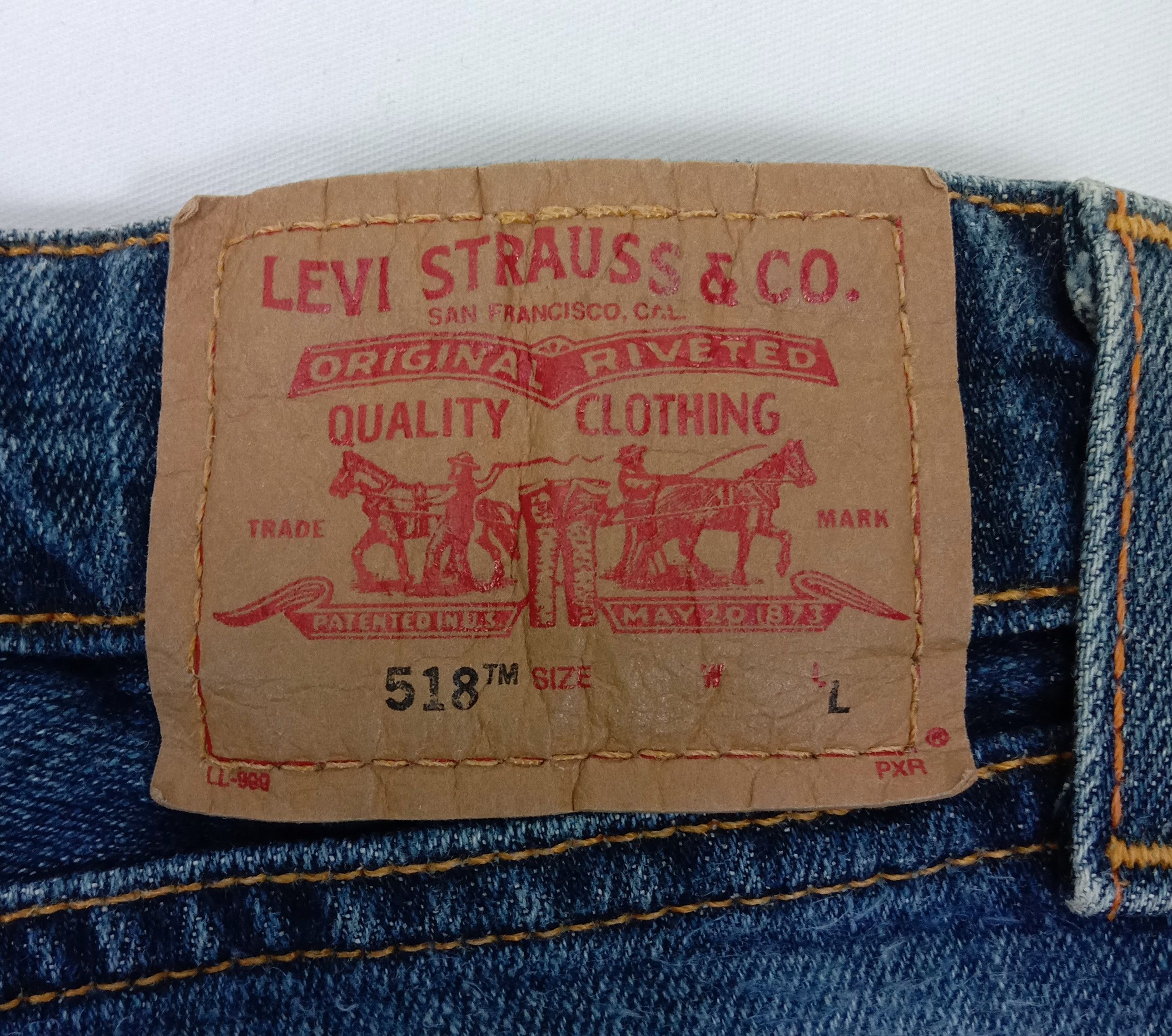 Levi's Vintage Levi's 518 Flare Jeans Earth Tone Distressed Denim Size 28" / US 6 / IT 42 - 14 Thumbnail