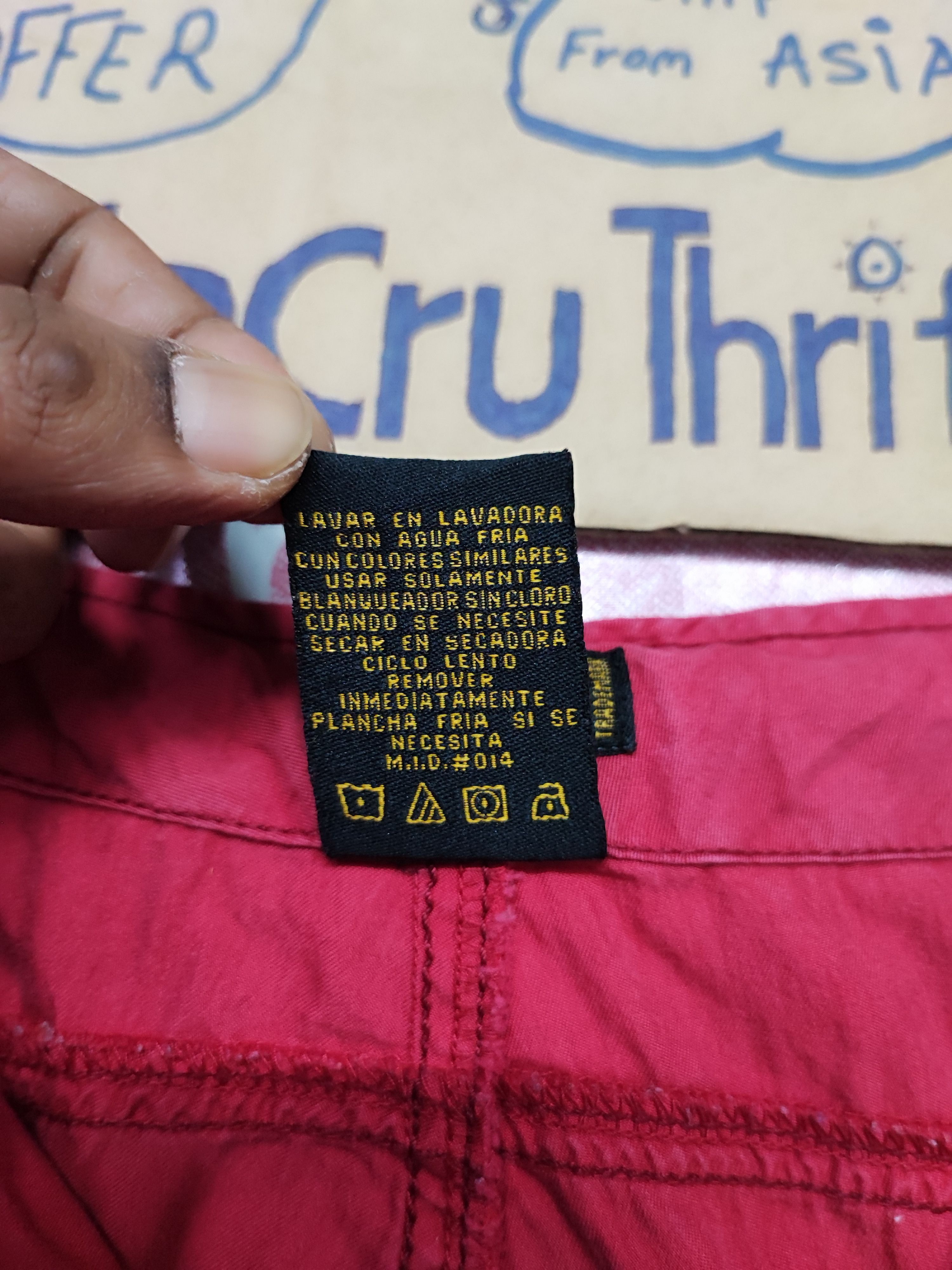 If Six Was Nine Cargo Pant Multipocket Red by Periscope 28 Size US 28 / EU 44 - 3 Thumbnail