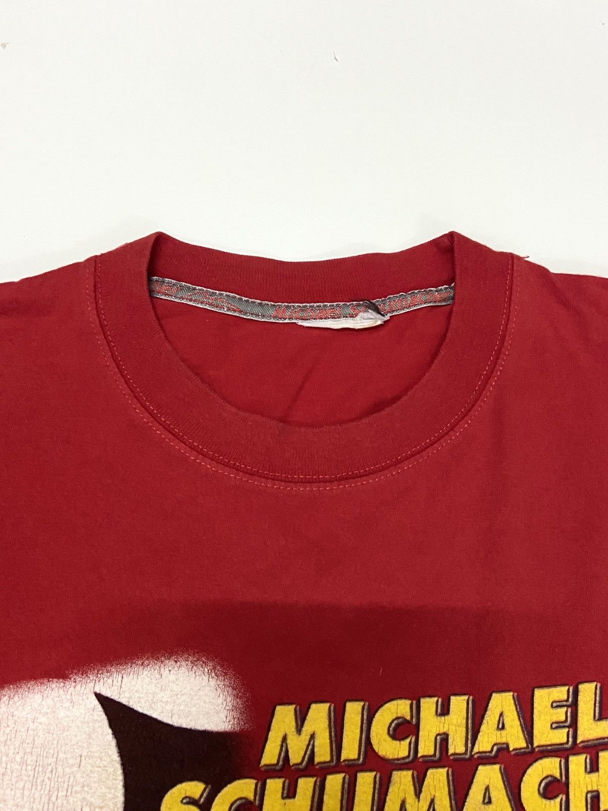 Japanese Brand MICHAEL SCHUMACHER WORLD CHAMPION SIGNED TEE Size US M / EU 48-50 / 2 - 7 Thumbnail