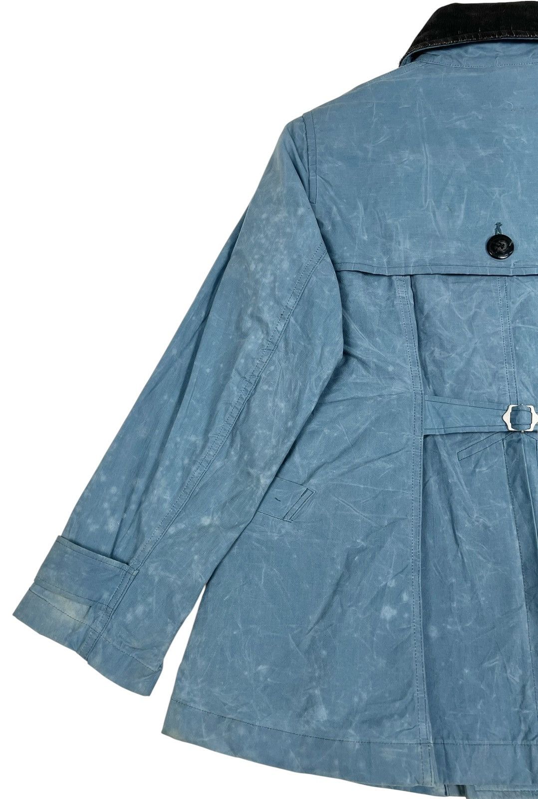 Kapital Kapital Indigo Dyed Work Jacket Waxed Cotton Patina Trench Size US S / EU 44-46 / 1 - 6 Thumbnail