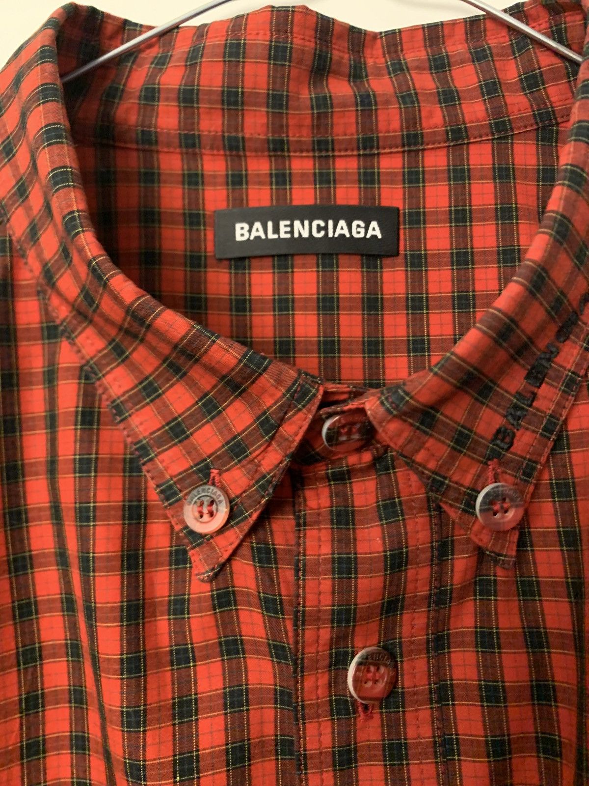 Balenciaga Oversized shirt sleeves shirt Size US XL / EU 56 / 4 - 2 Thumbnail