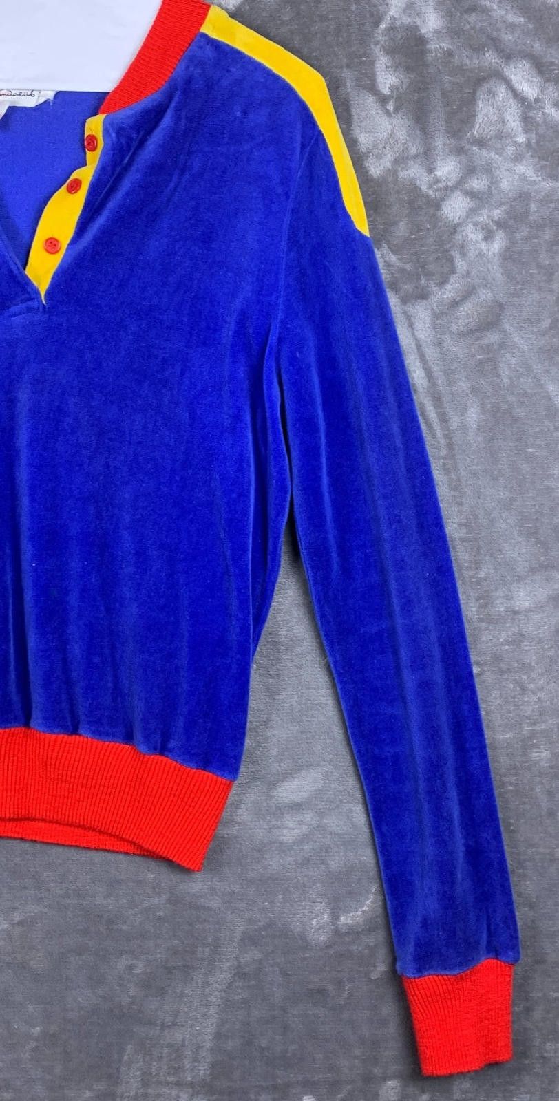 Designer Vintage 80s Gloria Vanderbilt Jrs. KIDS Pullover LS Top (289 Size US M / EU 48-50 / 2 - 5 Thumbnail