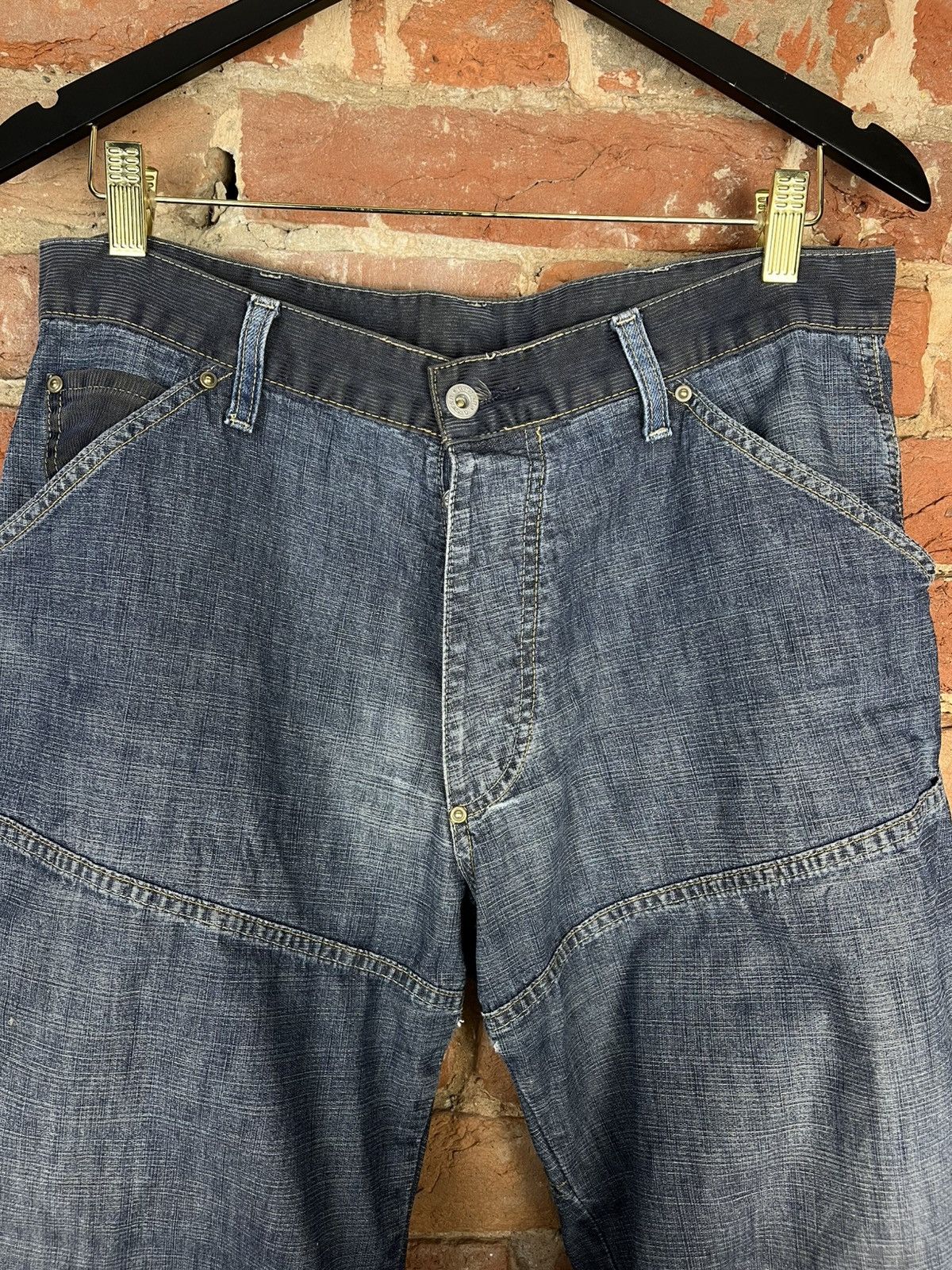 G-Star G-Star Raw Elwood 5620 distressed denim pants double knees Size US 33 - 9 Thumbnail