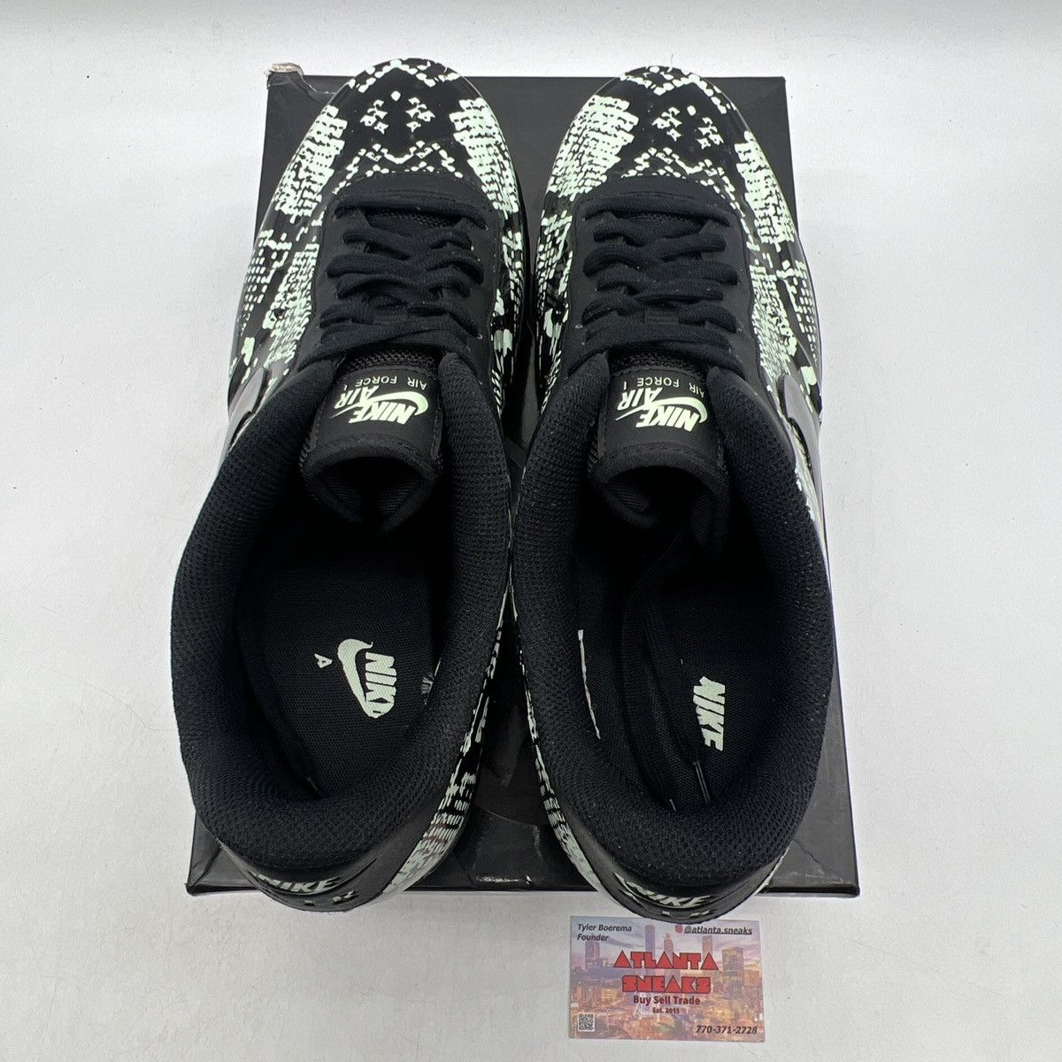 Nike Air Force 1 Foamposite glow snakeskin Size US 12 / EU 45 - 7 Thumbnail
