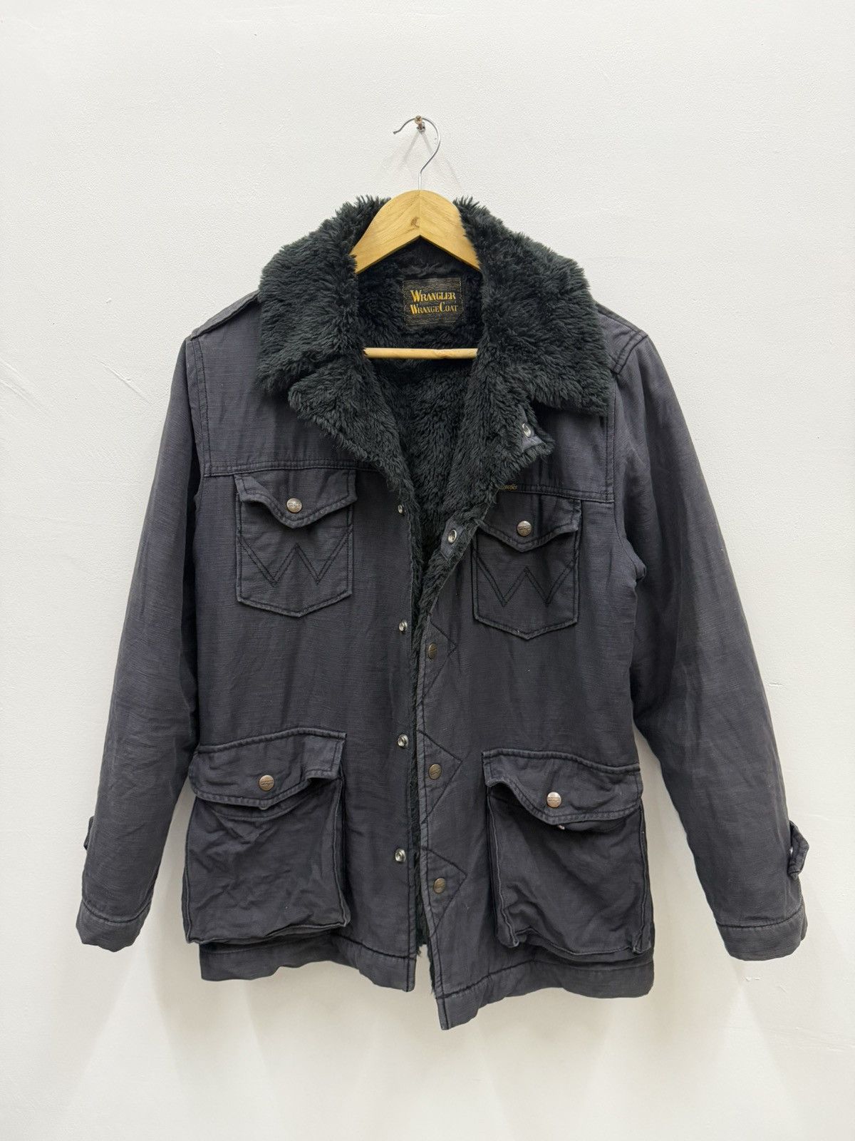 Wrangler Wrangler Wrangecoat Mink Fur Sherpa Field Multipocket Jacket Size US M / EU 48-50 / 2 - 2 Thumbnail