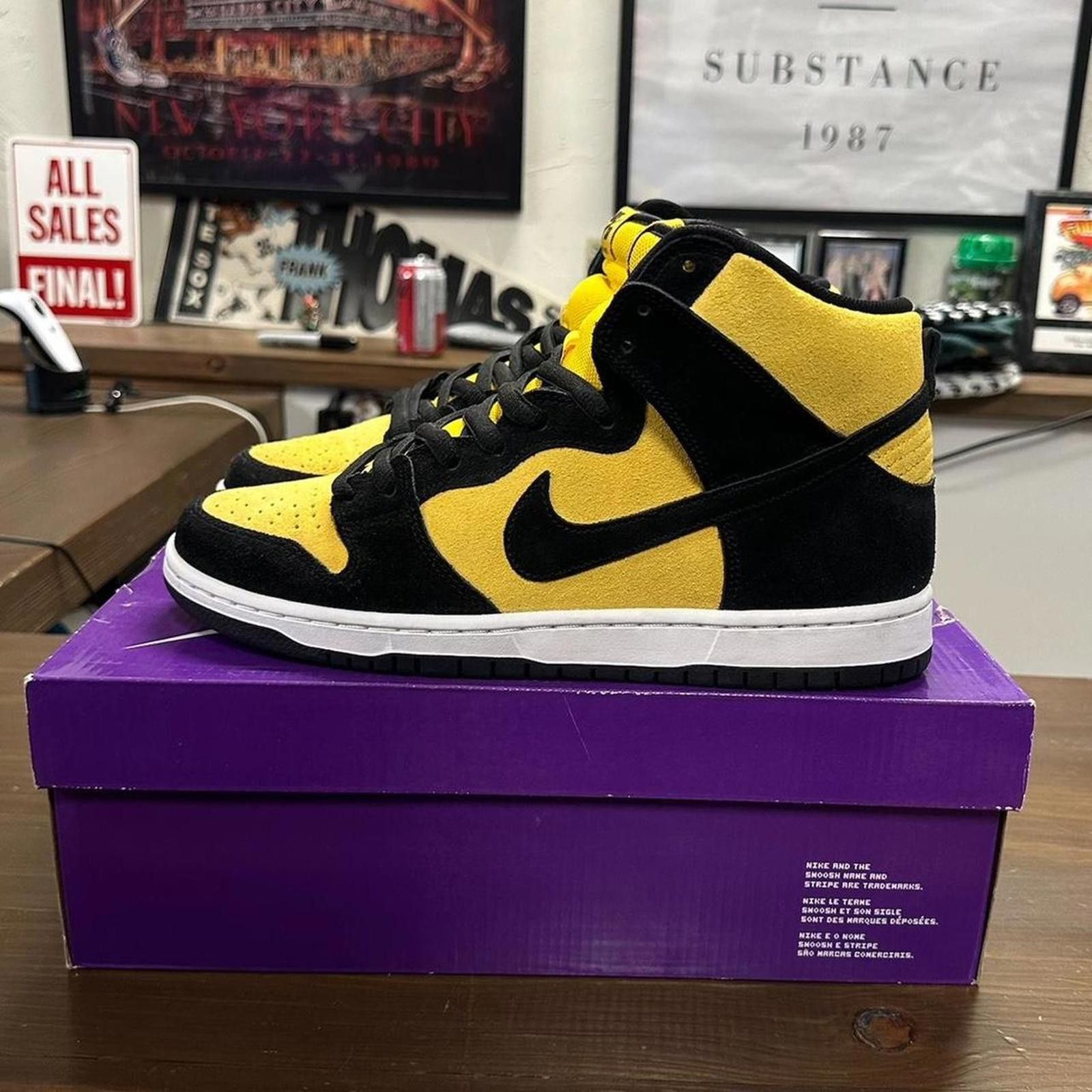 Nike Deadstock Nike SB Dunk High Goldenrod Size US 10.5 / EU 43-44 - 2 Thumbnail