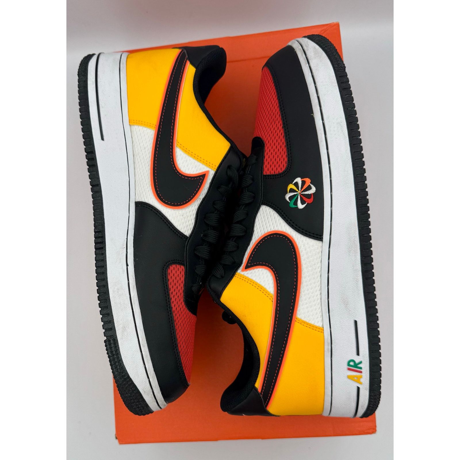 Nike AIR FORCE 1 LOW 'SUNBURST' CK9282-100 Sz11.5 preowned Size US 11.5 / EU 44-45 - 10 Thumbnail