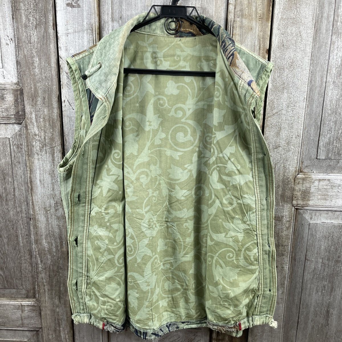 Japanese Brand × Vintage Vintage Japanese Brand Patchwork Button Up Vests Size US M / EU 48-50 / 2 - 9 Thumbnail