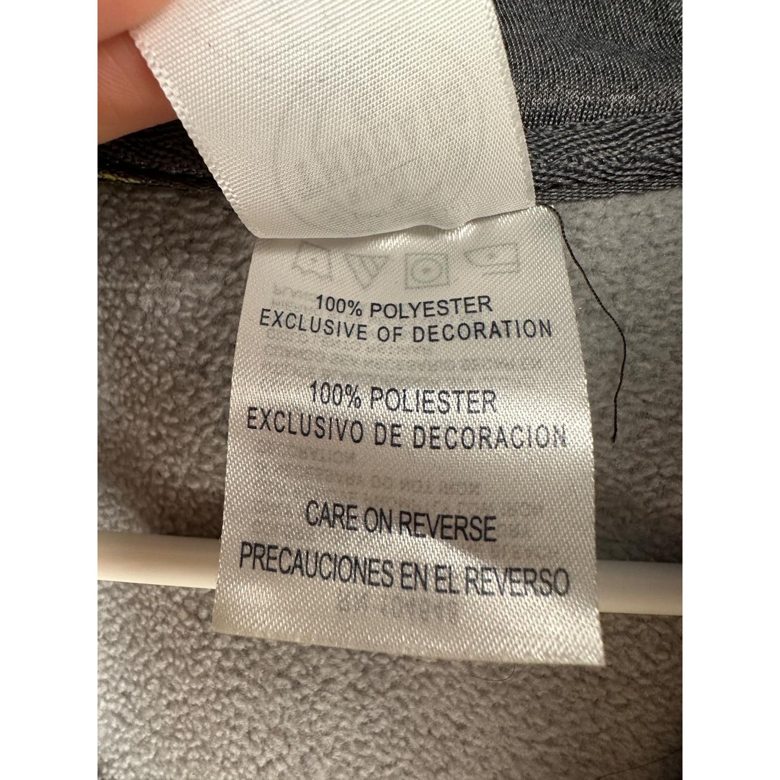 Other Threads 91 Michigan Fleece Lined Hoodie Gray Men's S (34/36) Size US S / EU 44-46 / 1 - 2 Thumbnail