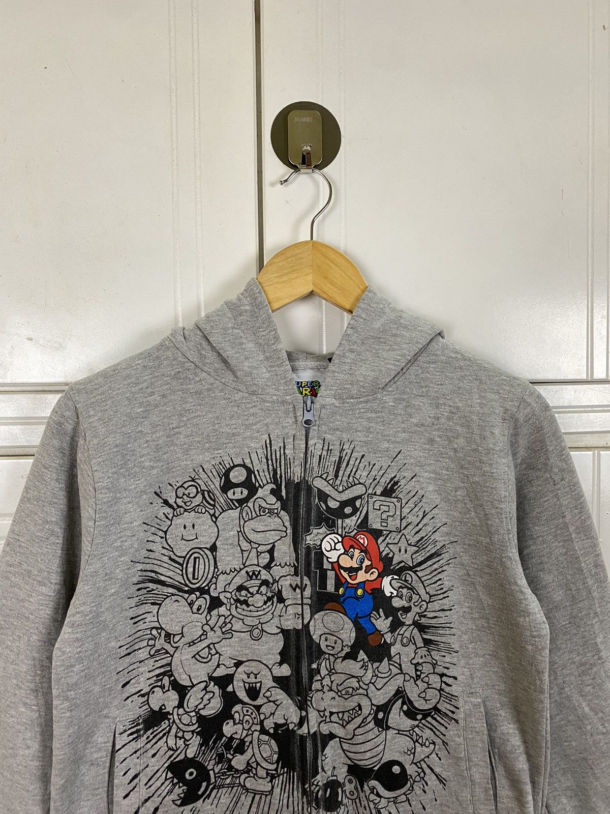 Japanese Brand × Nintendo × Vintage Vintage Mario Hoodies Size US S / EU 44-46 / 1 - 2 Thumbnail