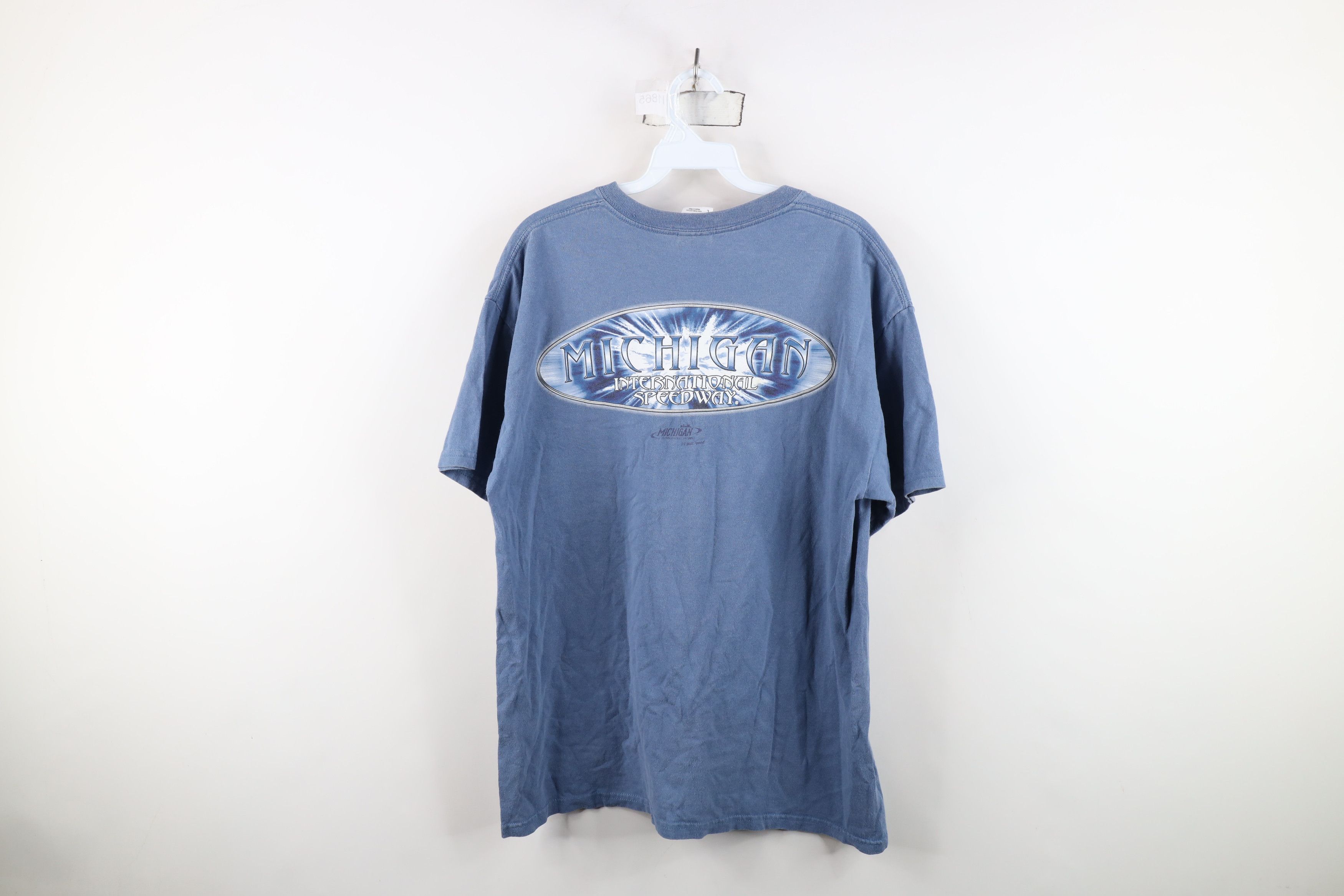 Vintage Vintage NASCAR MIS Michigan International Speedway T-Shirt Size US L / EU 52-54 / 3 - 11 Thumbnail