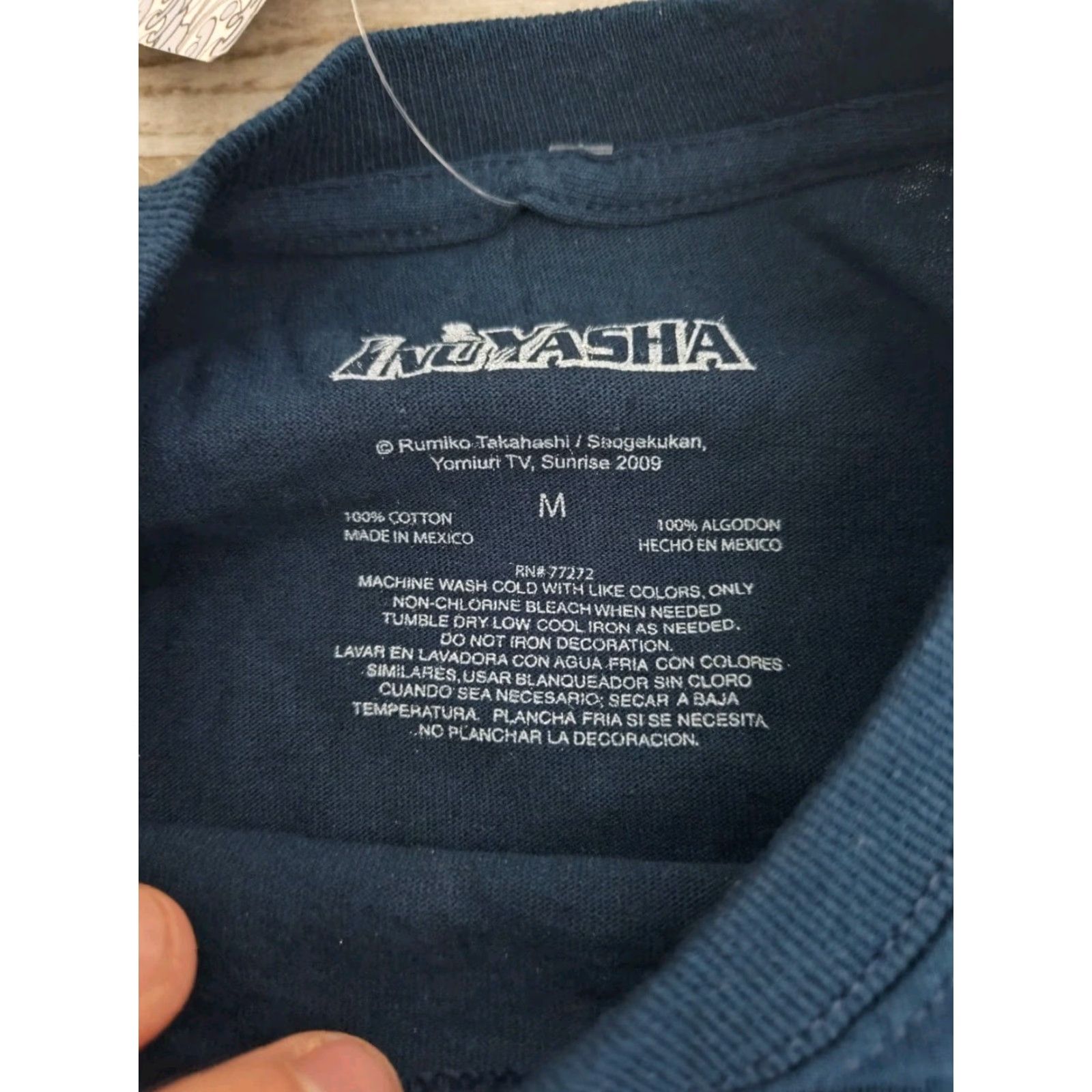 Vintage VINTAGE InuYasha T-Shirt Men Adult Medium Blue Anime Manga 90s Y2K Graphic NWT Size US M / EU 48-50 / 2 - 5 Thumbnail