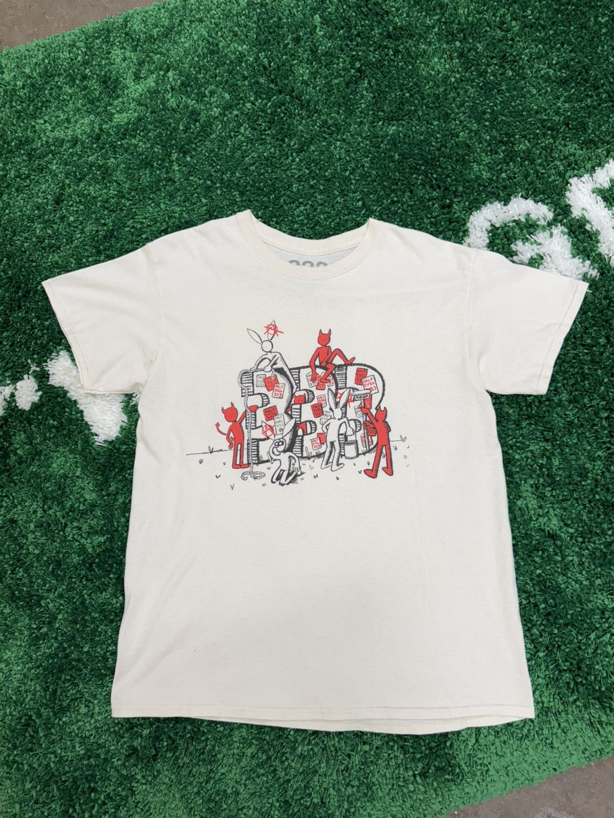 Half Evil × Kodone Half Evil x Kodone Bunny Men Art Tee Sz. Large Size US L / EU 52-54 / 3 - 1 Thumbnail