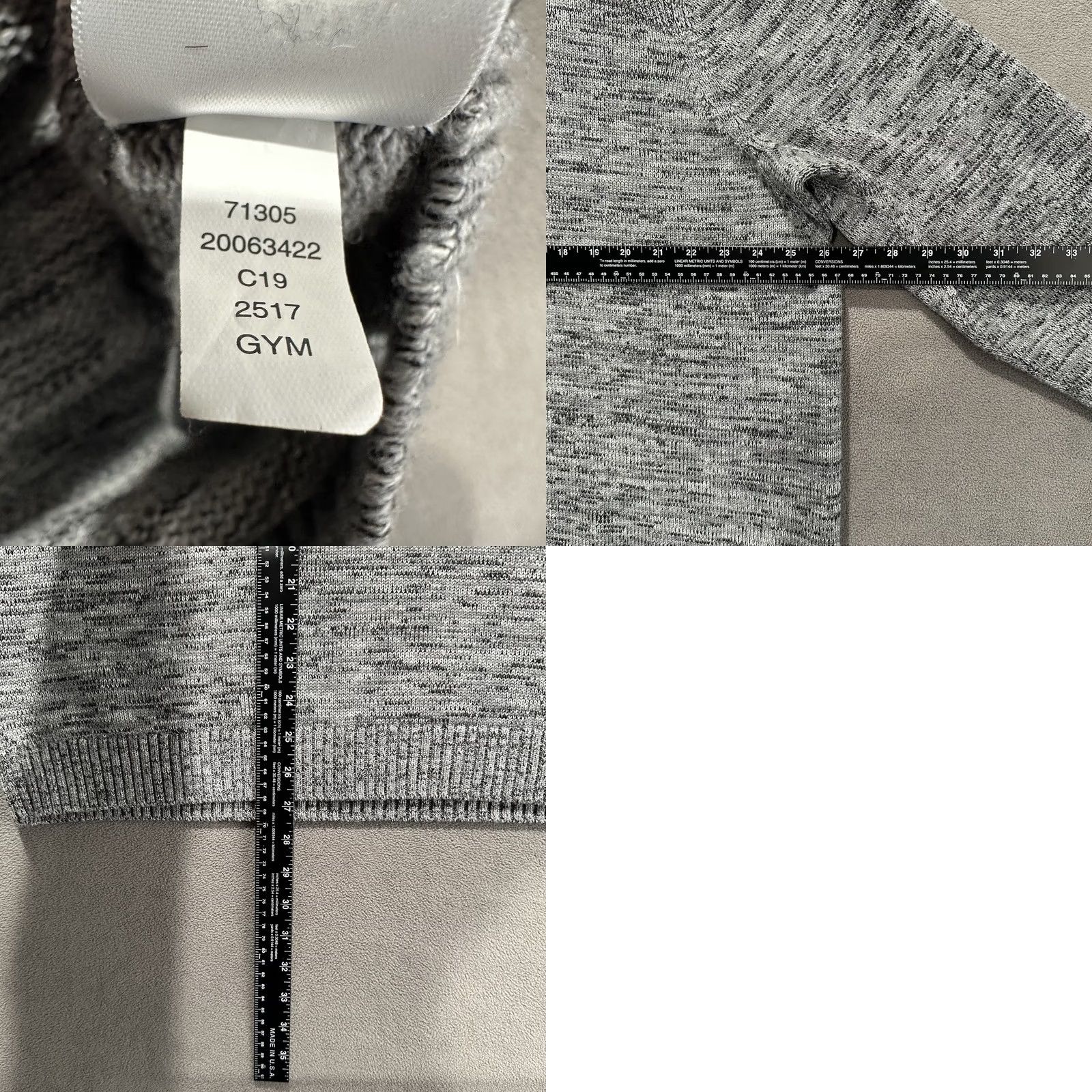 Vintage Alaskan Hardgear Sweater Mens L Heather Gray Wool 1/4 Zip EUC Pullover Logo Zipper 2XL? Size US L / EU 52-54 / 3 - 8 Thumbnail