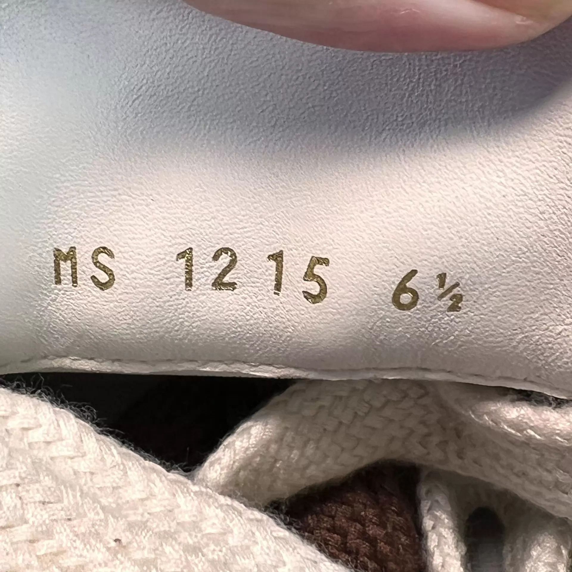 Louis Vuitton LV Tilted Shoe White Red Chestnut Burgundy UK6.5/40.5 Size US 7.5 / EU 40-41 - 8 Thumbnail