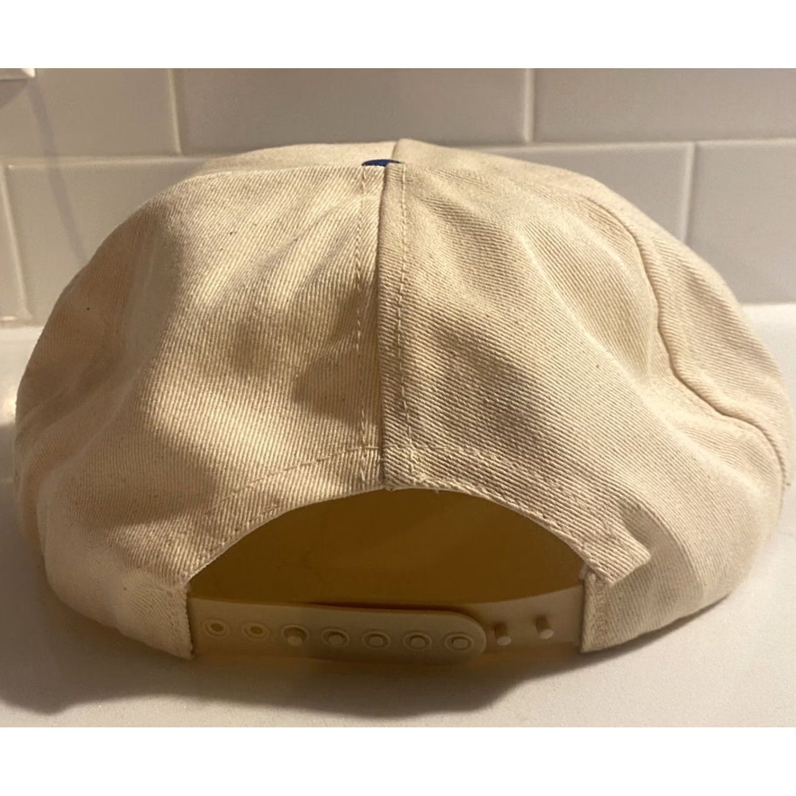 Vintage VINTAGE VTG USA MADE Manage Farm Seed AG Trucker Hat Snapback Cap Blue Adjustable Men Hat USA Trucker Hat Mens Size ONE SIZE - 4 Thumbnail