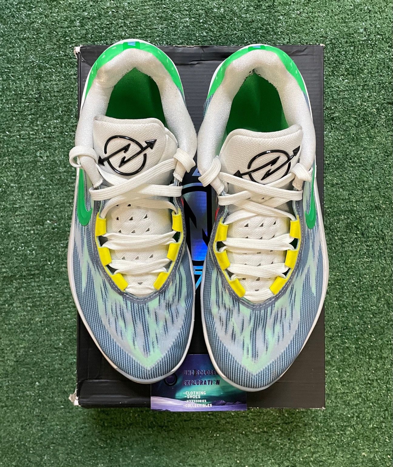 Nike Nike Zoom Gt cut 2 leche blue green glow size 9men/10.5women Size US 9 / EU 42 - 8 Thumbnail