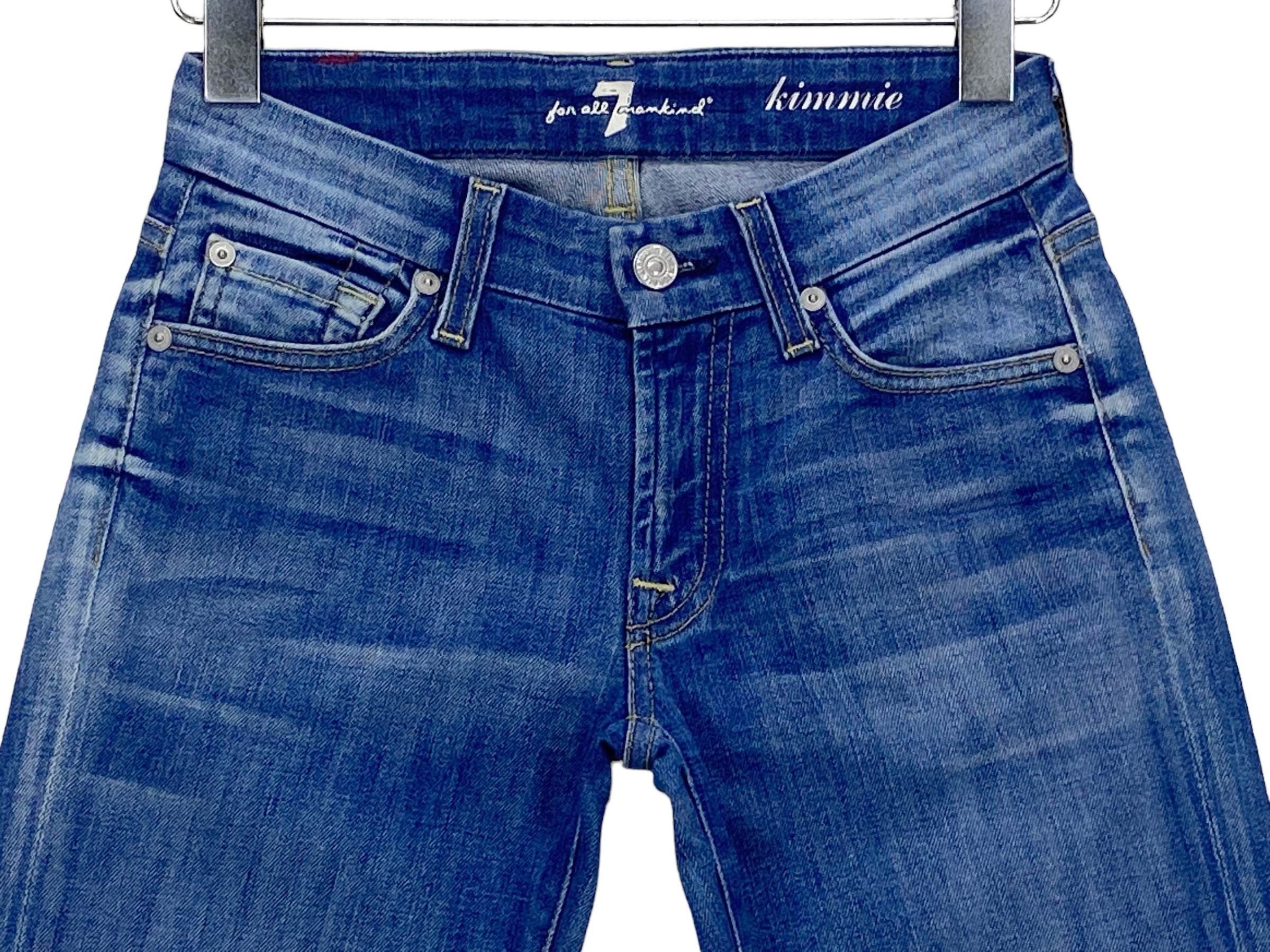 7 For All Mankind × Japanese Brand 7 for all mankind Flare Jeans Size 23" - 3 Thumbnail