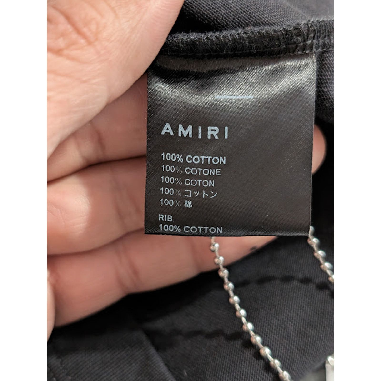 Amiri o1rshd1 Global Records T-Shirt in Black M Size US M / EU 48-50 / 2 - 13 Thumbnail