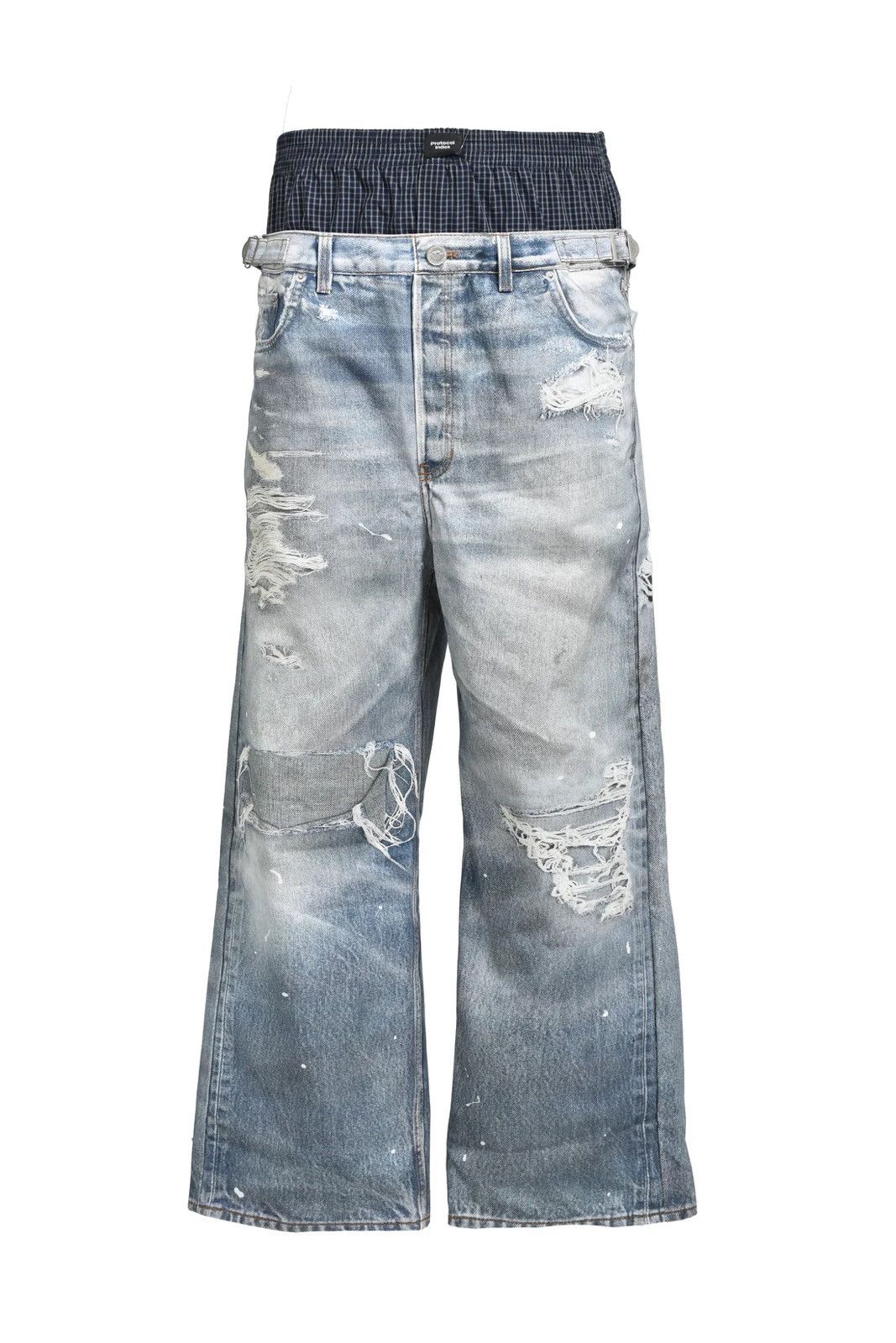 PROJECT G/R Protocol Index 3 LAYERED TRACK PANTS PROJECT GR | Grailed