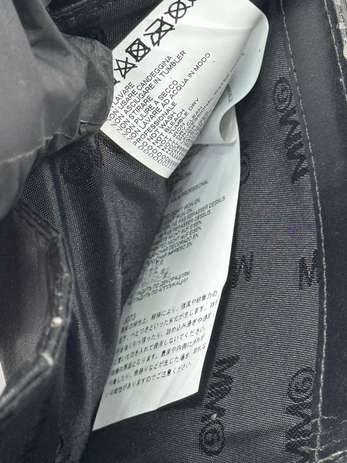 MM6 × Maison Margiela Mm6 Maison Margiela Chart Zip-Up Wallet(Black/OS) Size ONE SIZE - 13 Thumbnail