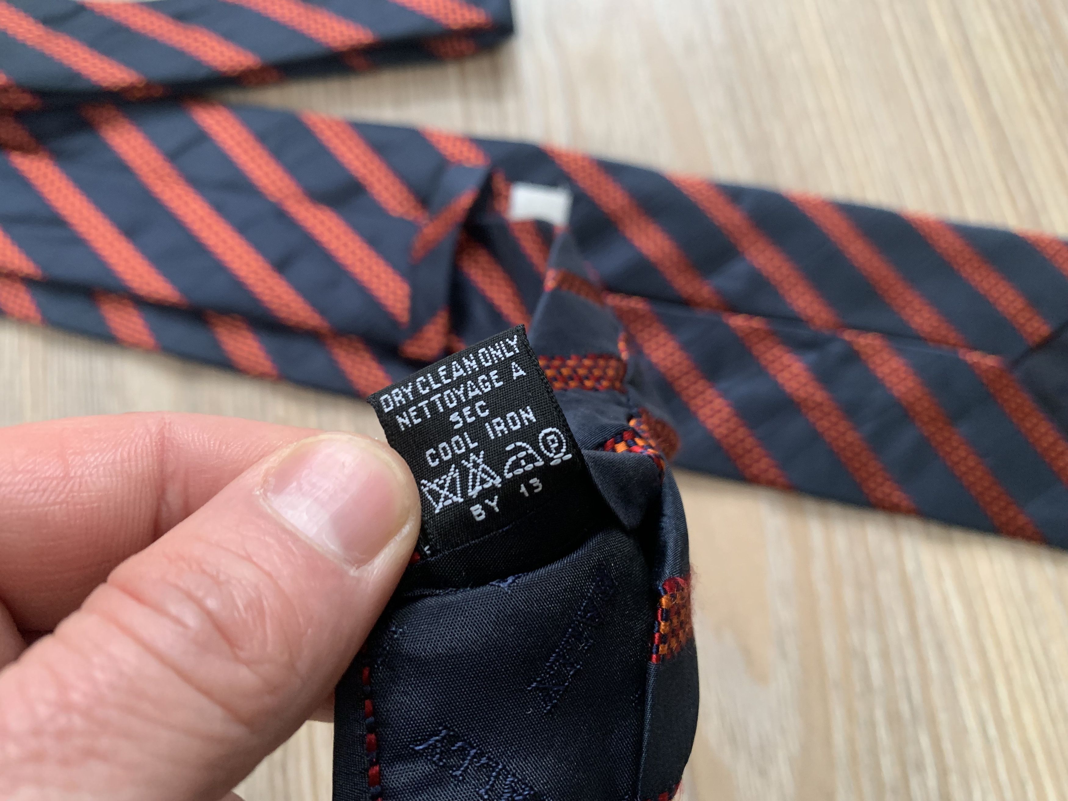 Bally Vintage Bally Italian Stripe Patterned Neck Tie Size ONE SIZE - 8 Thumbnail
