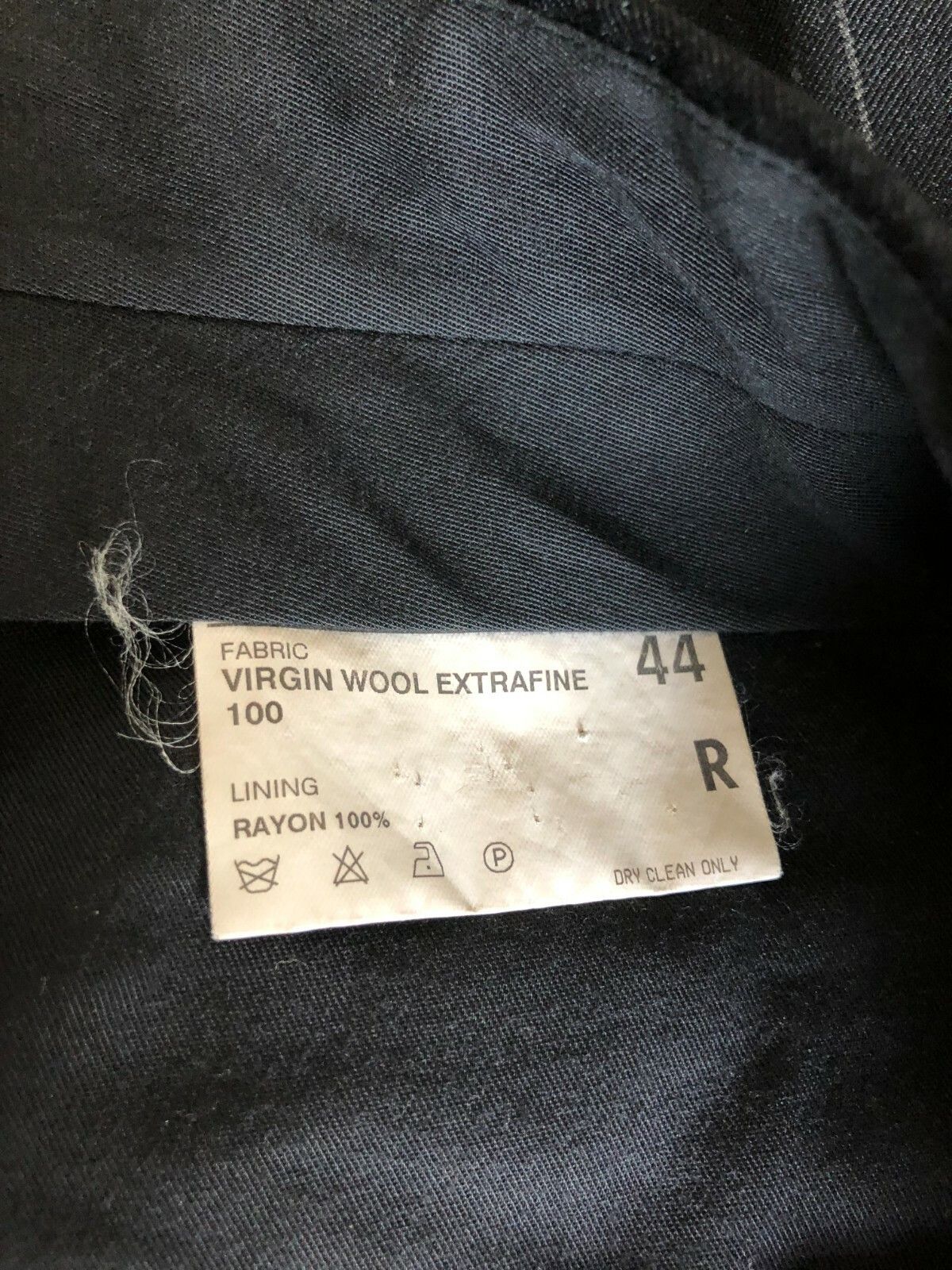 Polo Ralph Lauren Polo Ralph Lauren Grey Wide Stripe 3 Button Suit 40L W32 Size 40L - 8 Thumbnail