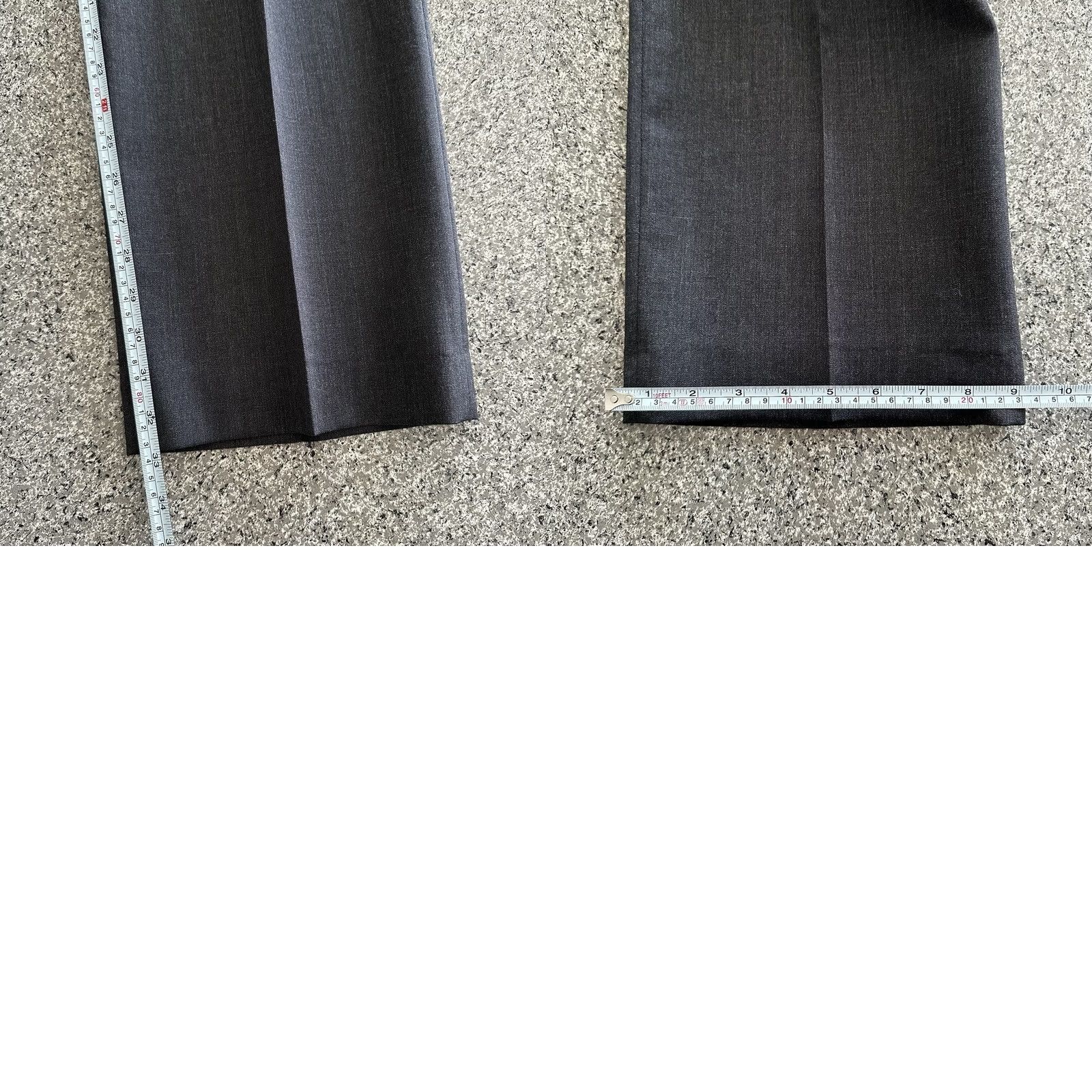 J.Crew J.CREW Wool Dress Pants Slim Fit Trousers Gray Mens Size 36 x 33 Flat Front Dress Pants Size US 36 / EU 52 - 8 Thumbnail
