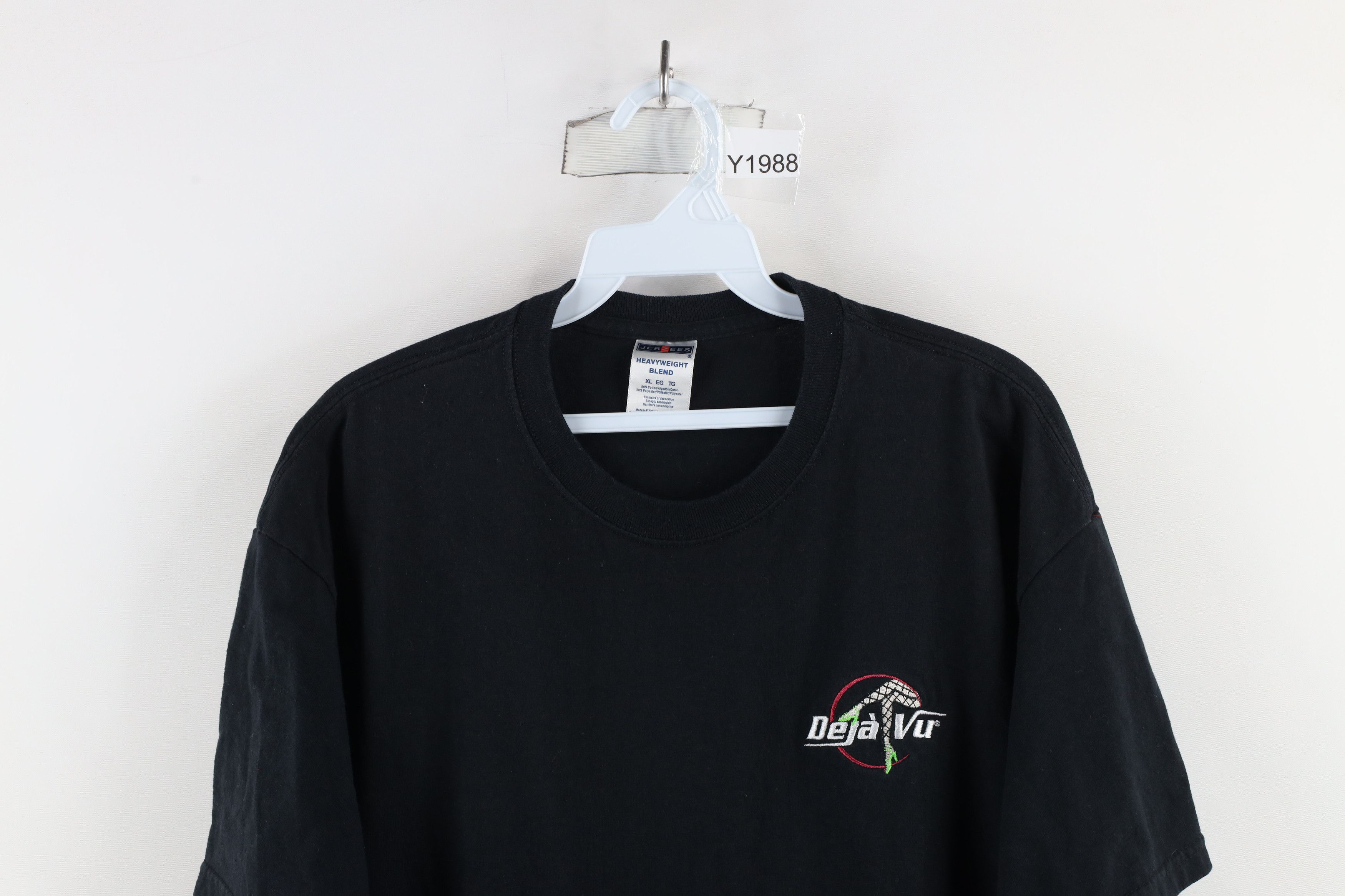Vintage Vintage Streetwear Deja Vu Strip Club Short Sleeve T-Shirt Size US XL / EU 56 / 4 - 2 Thumbnail
