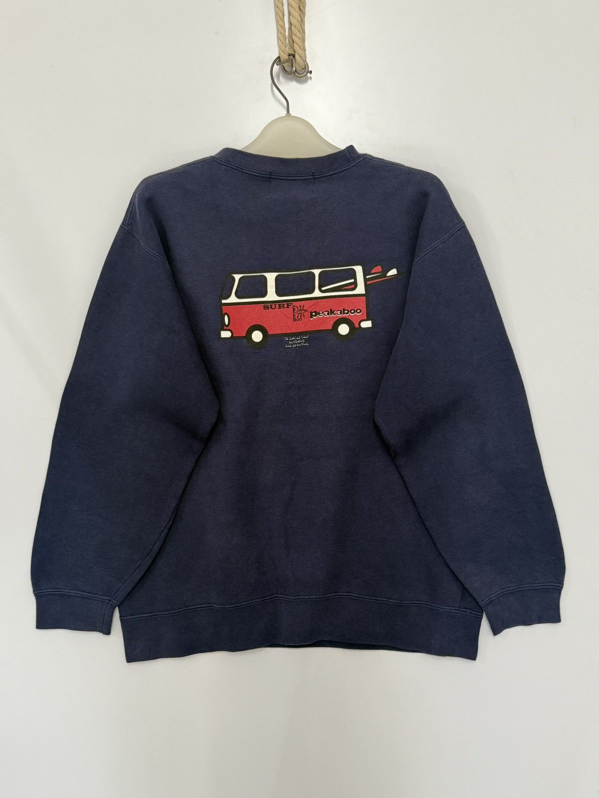 Sun Surf 🔥 Y2K Peakaboo Custom Surf Wear Design Sweatshirt - M Size US S / EU 44-46 / 1 - 1 Thumbnail