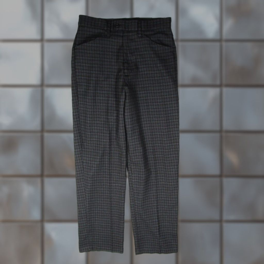 Etro VINTAGE BC ETHIC Pants Mens 30 Black Sanford 30x30 Chino Slim Straight Logo 90s Mens Size US 30 / EU 46 - 1 Thumbnail