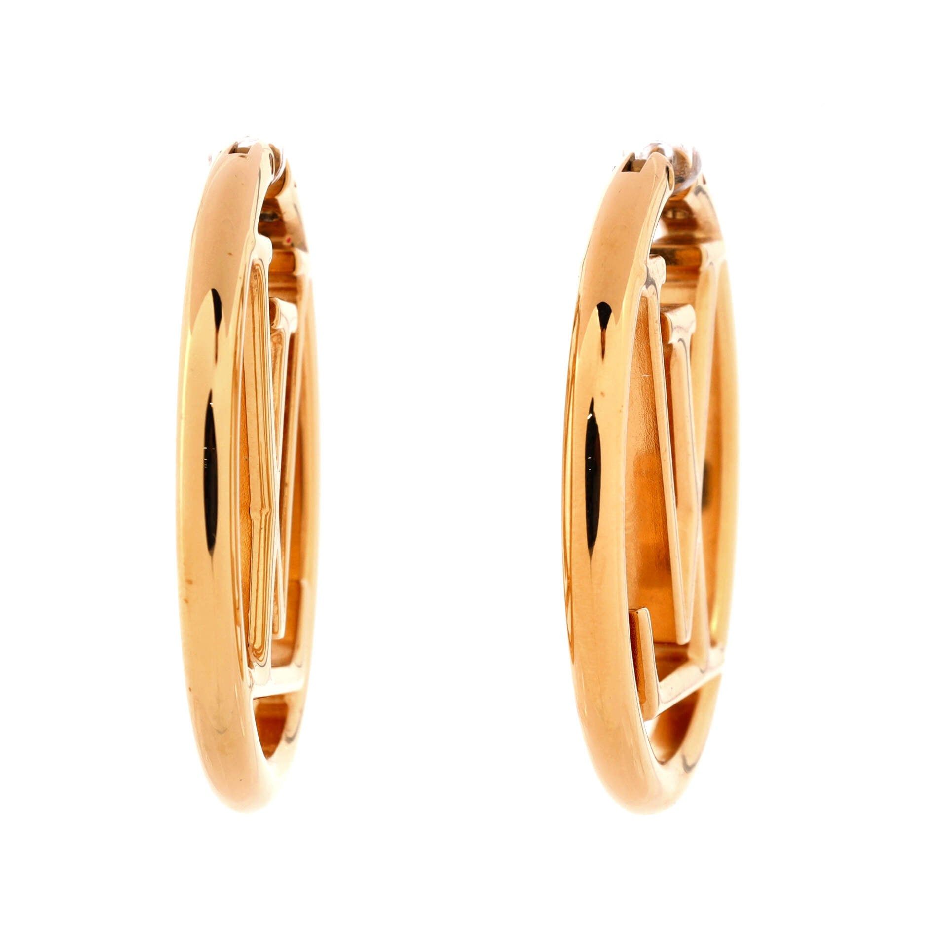 Louis Vuitton Louise Hoop Earrings Size ONE SIZE - 1 Thumbnail